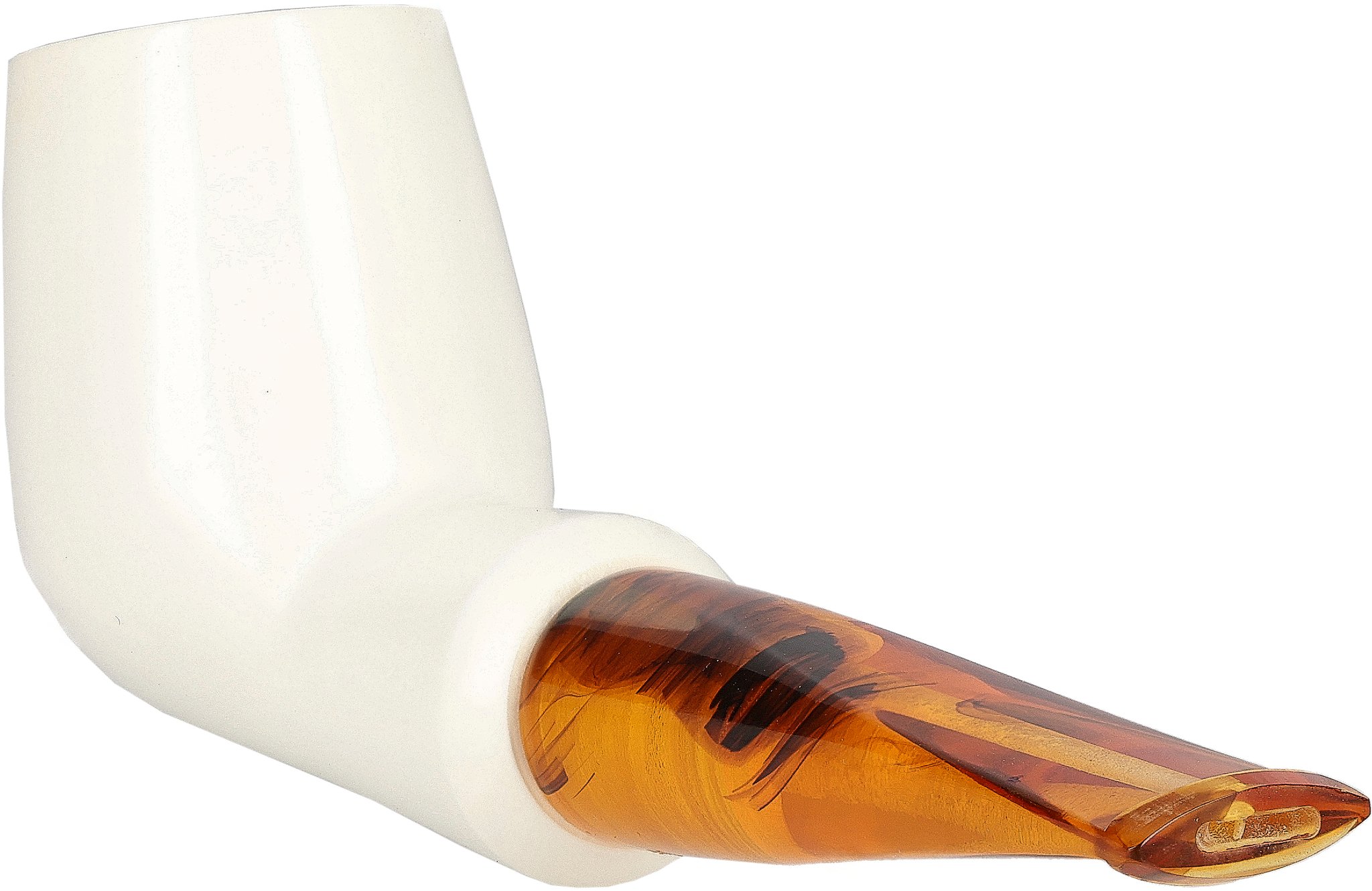 White Pipes Meerschaum Apple_02