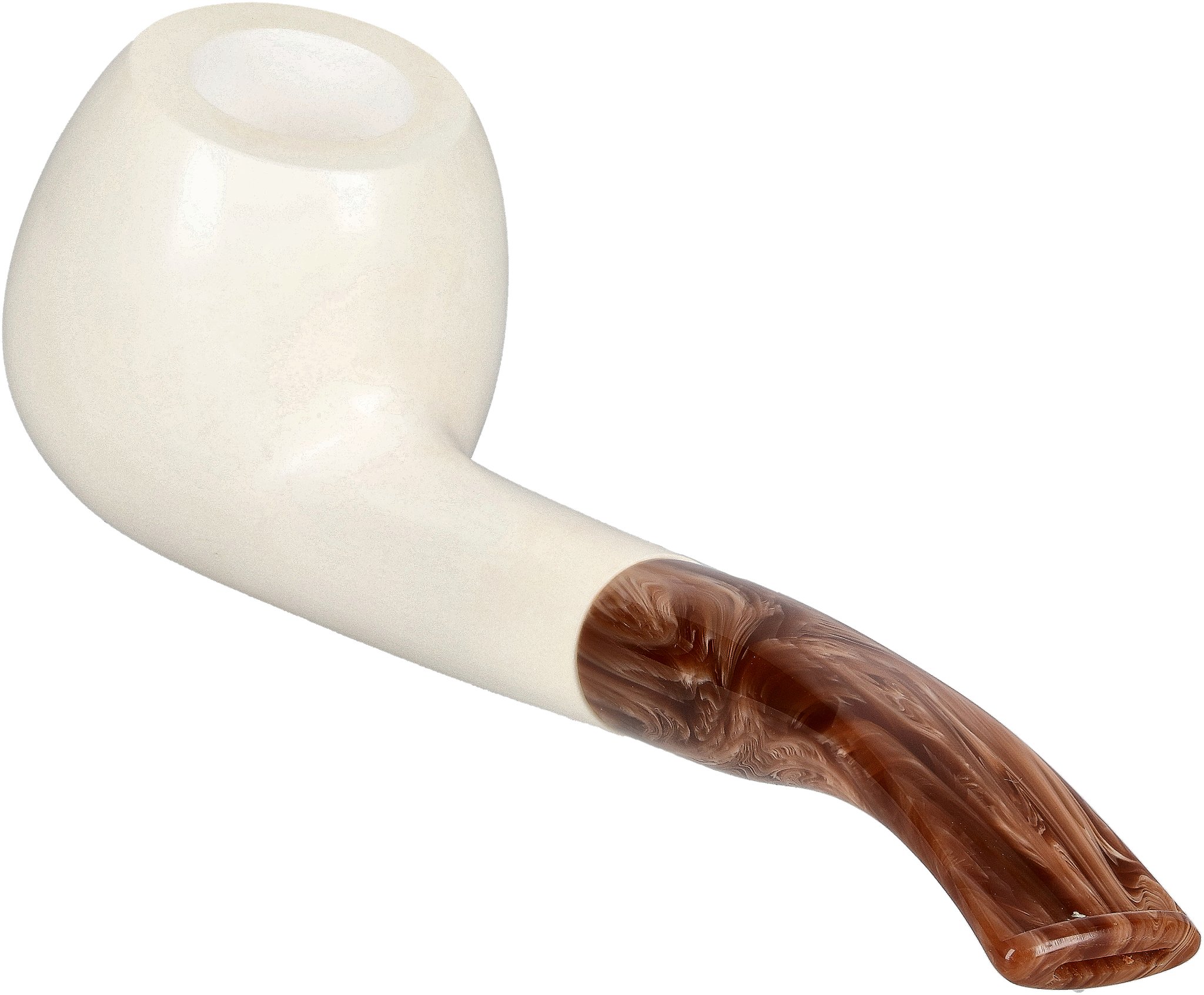 White Pipes Meerschaum Apple Groß_02