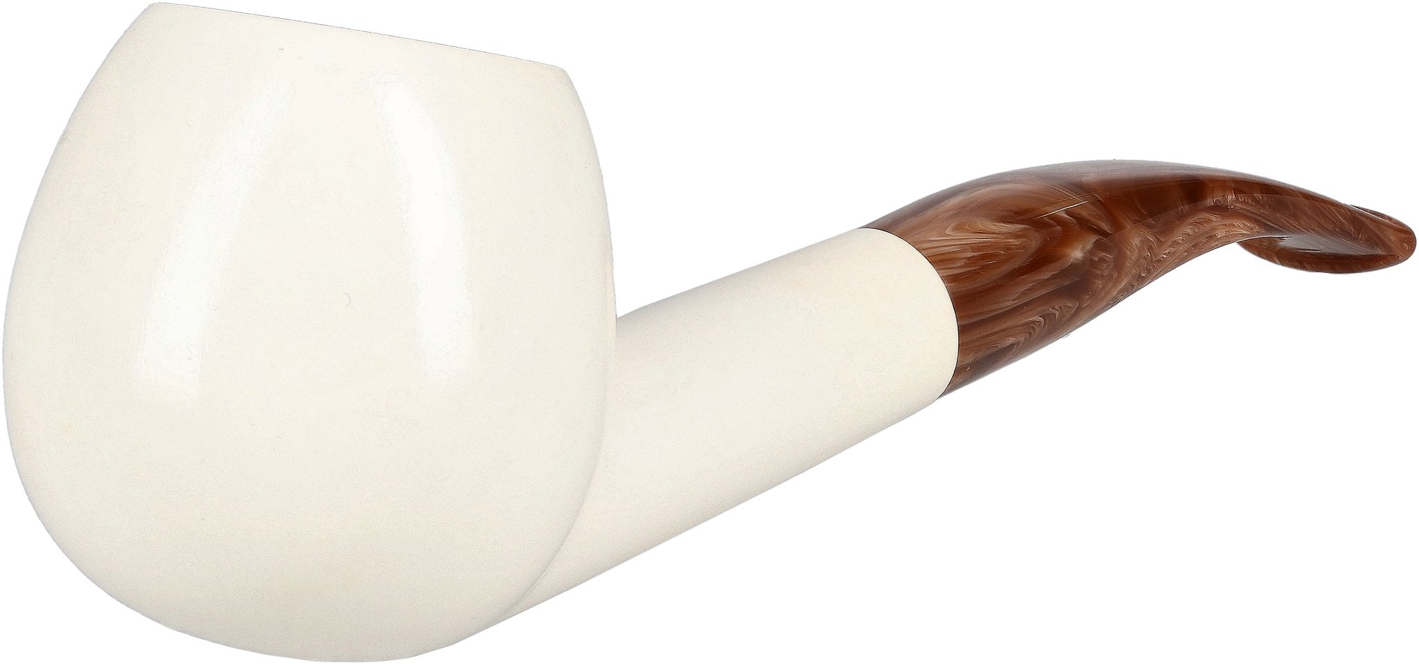 White Pipes Meerschaum Apple Groß_03