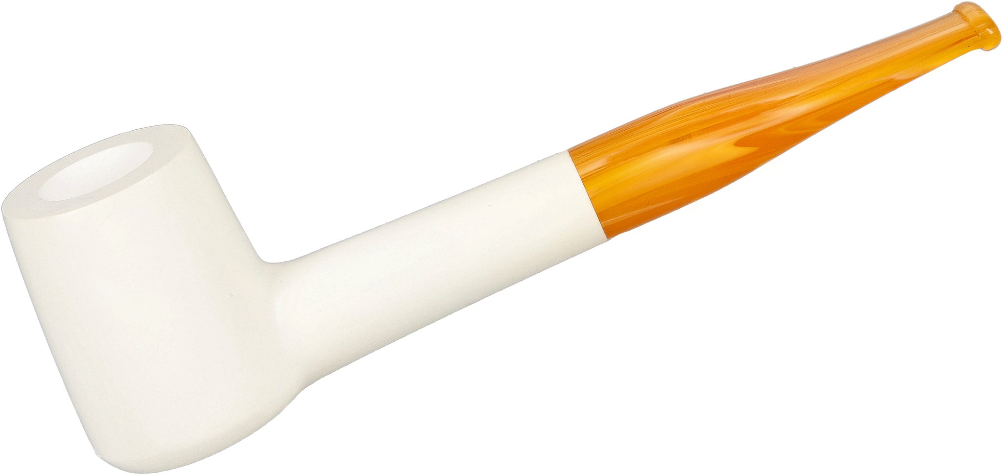 White Pipes Meerschaum Chimney Groß_01