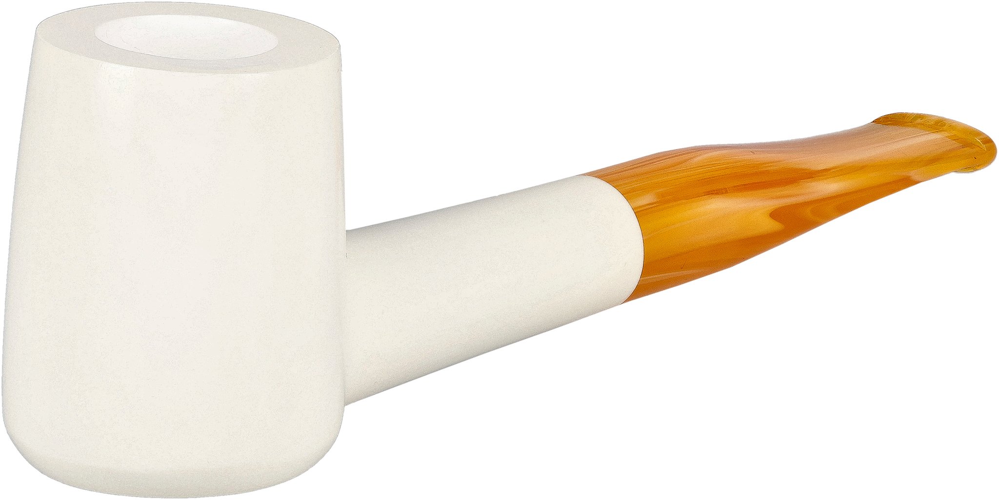 White Pipes Meerschaum Chimney Groß_03