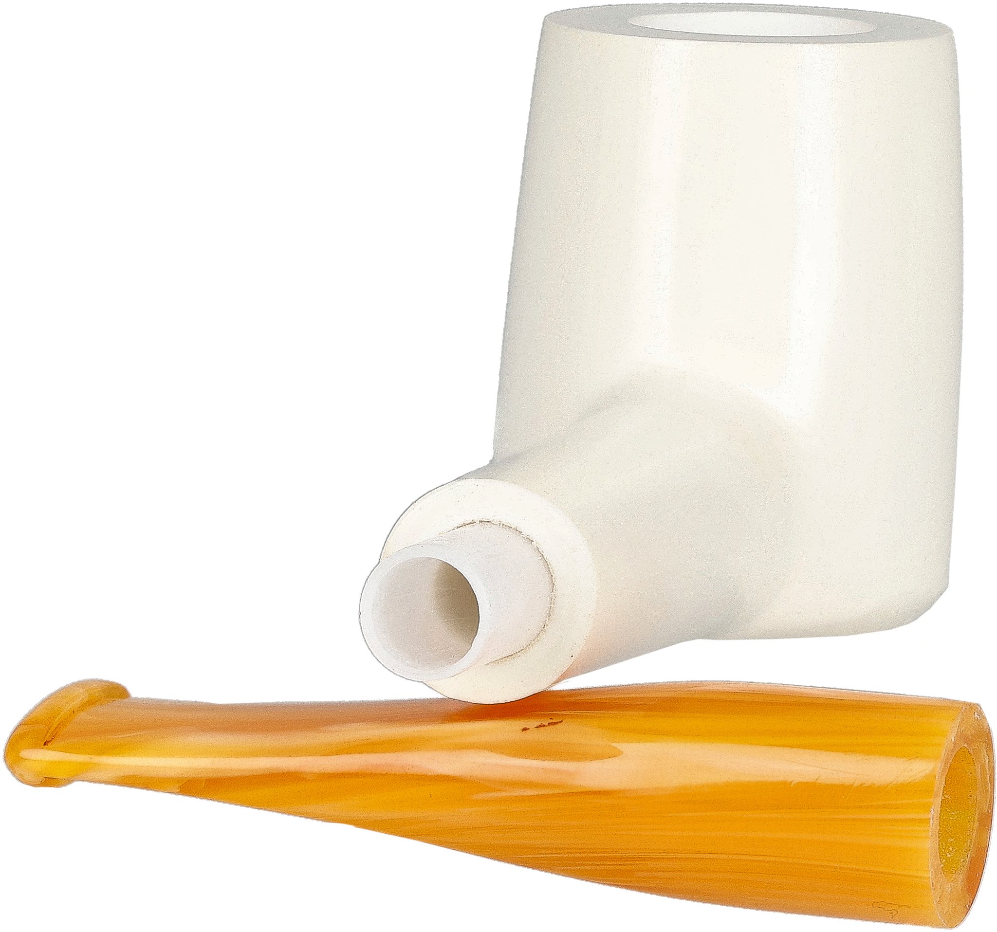 White Pipes Meerschaum Chimney Groß_06