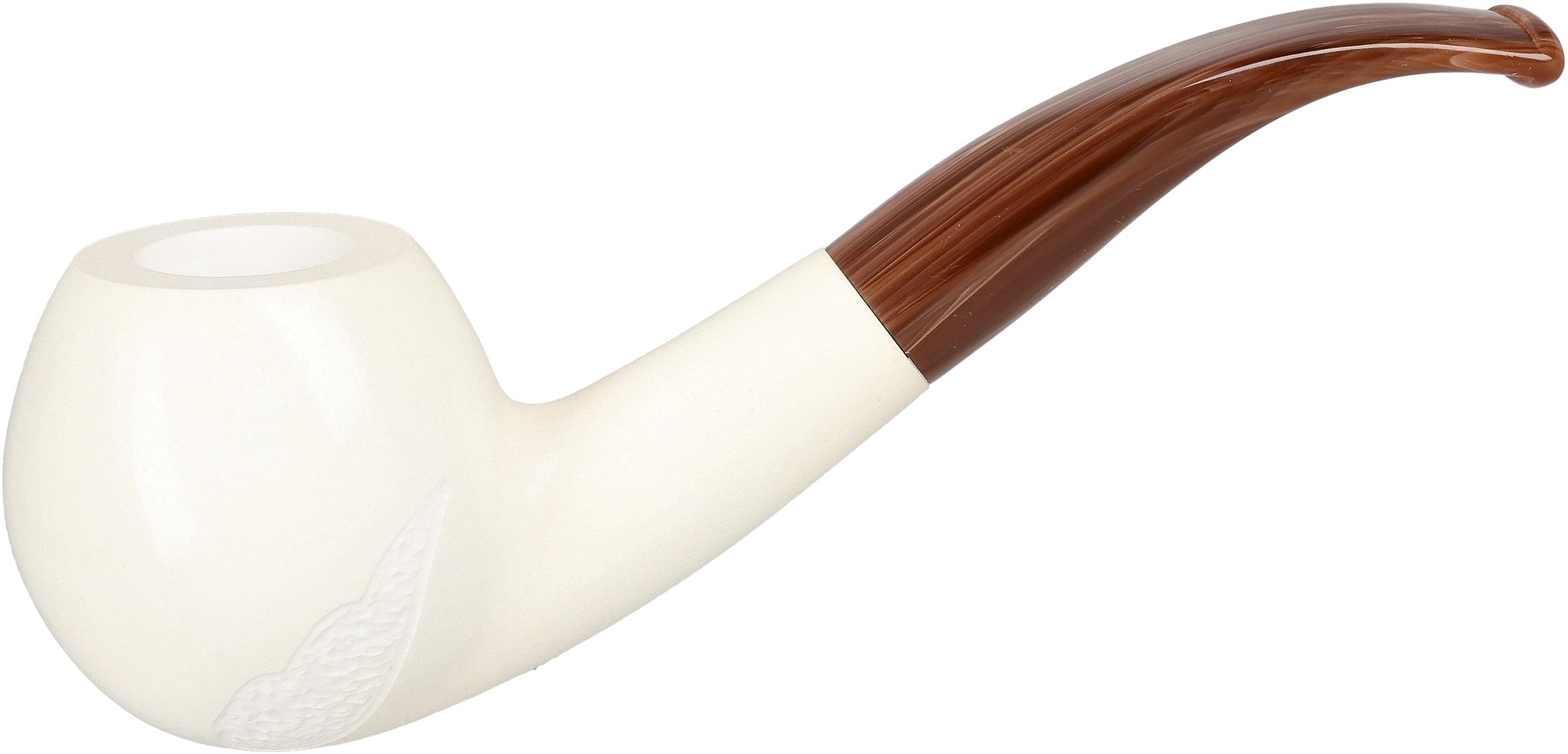 White Pipes Meerschaum Apple Groß_01