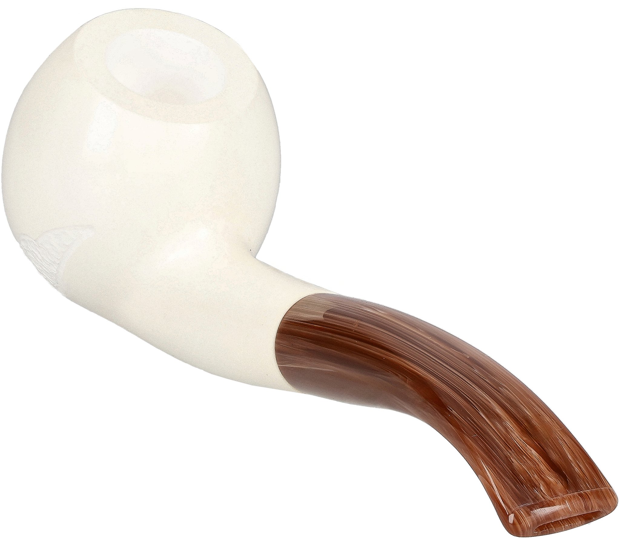 White Pipes Meerschaum Apple Groß_02