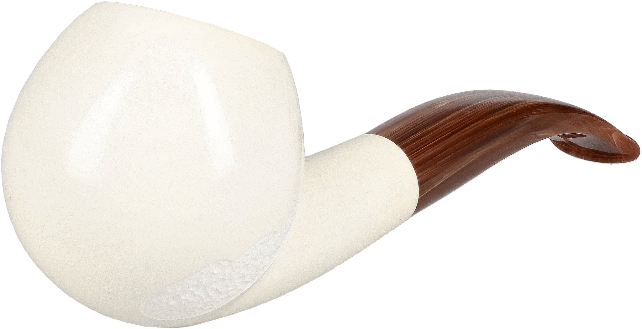 White Pipes Meerschaum Apple Groß_03