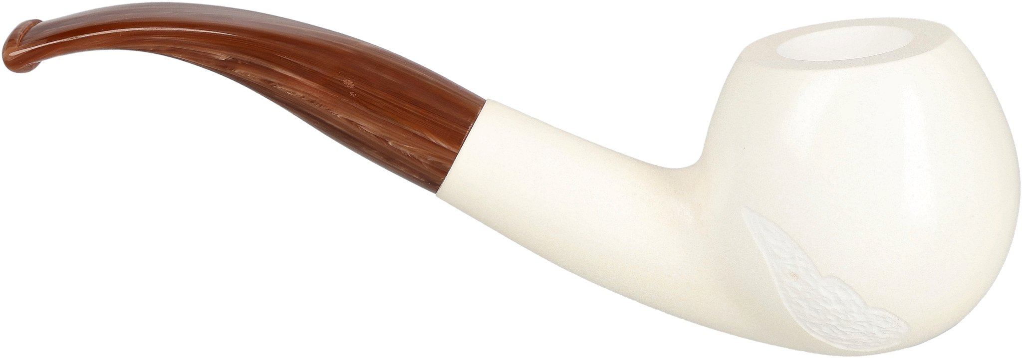 White Pipes Meerschaum Apple Groß_05