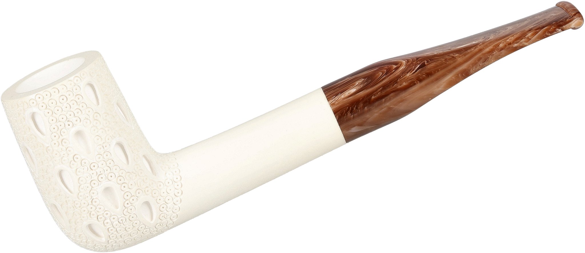 White Pipes Meerschaum Chimney Groß_01