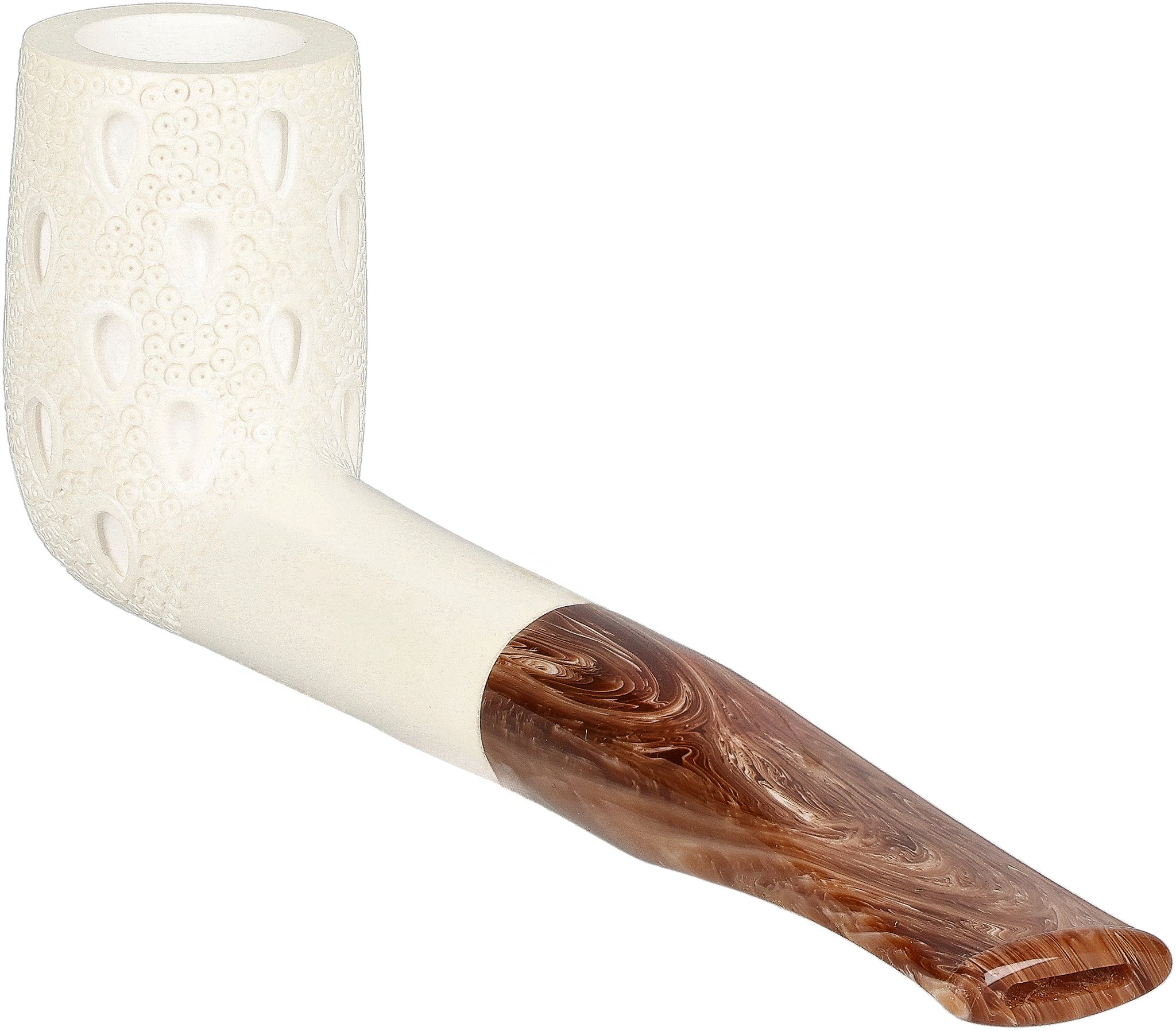White Pipes Meerschaum Chimney Groß_02
