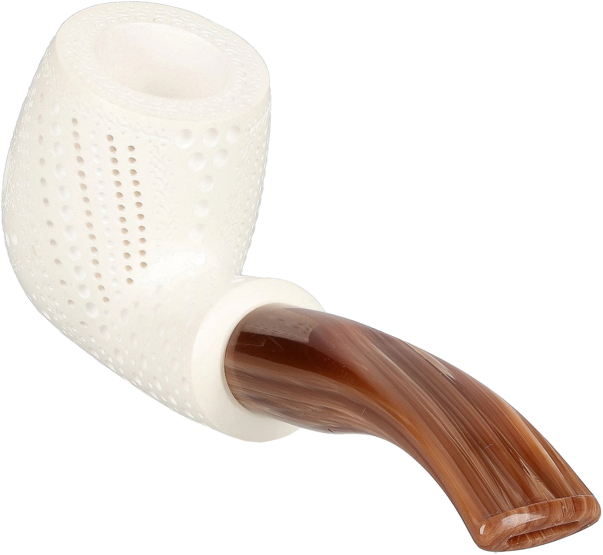 White Pipes Meerschaum Billiard Groß_02