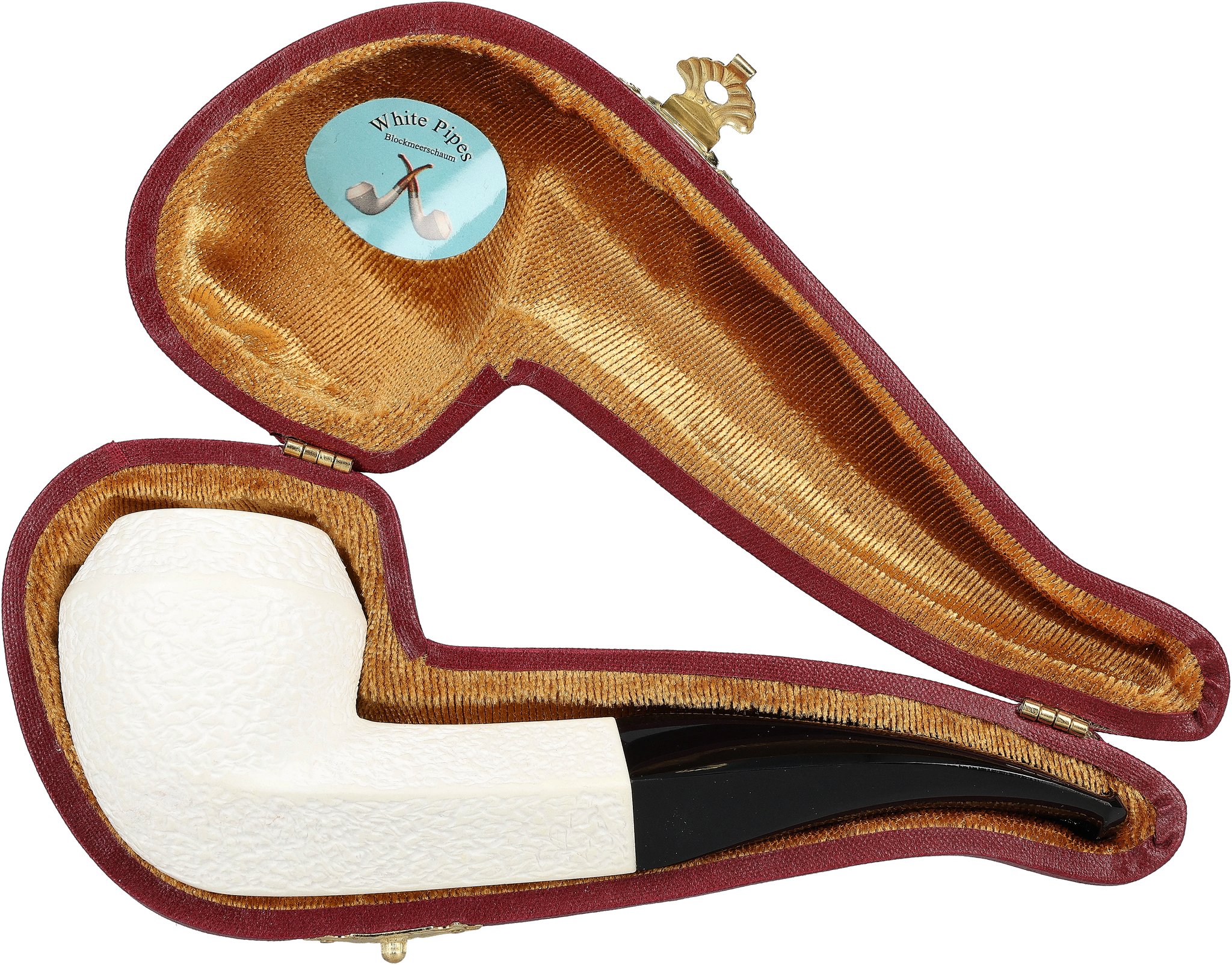 White Pipes Meerschaum Bulldog Groß_07