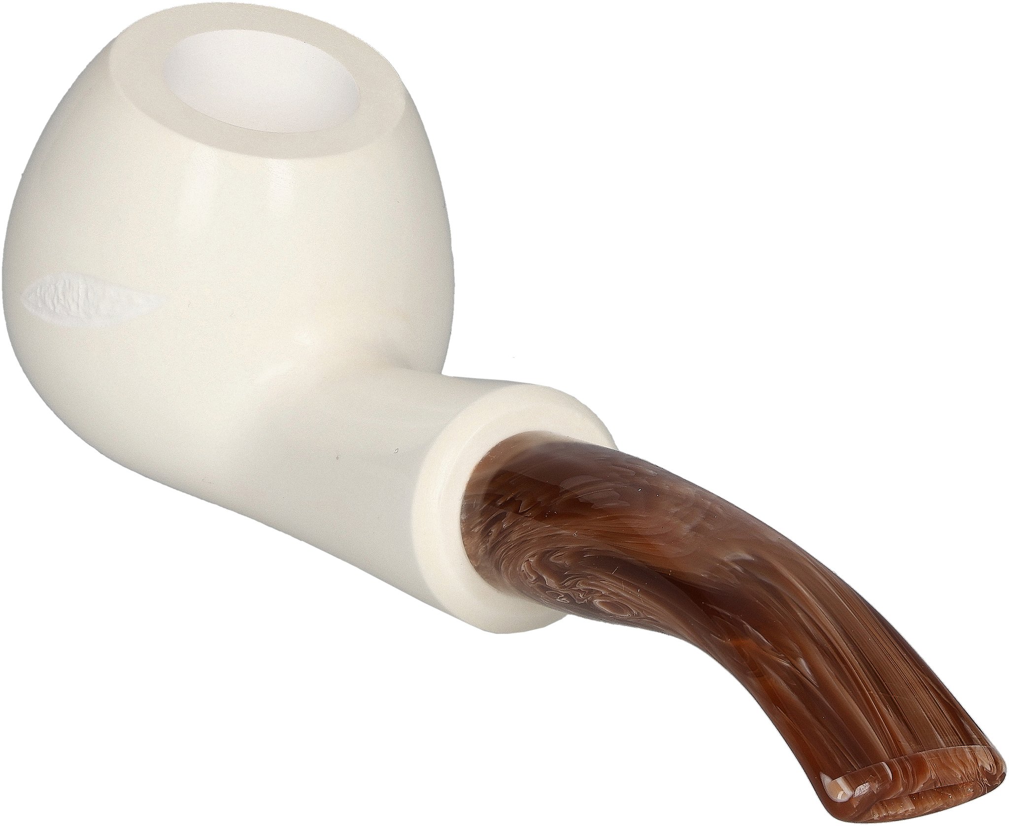 White Pipes Meerschaum Apple Groß_02