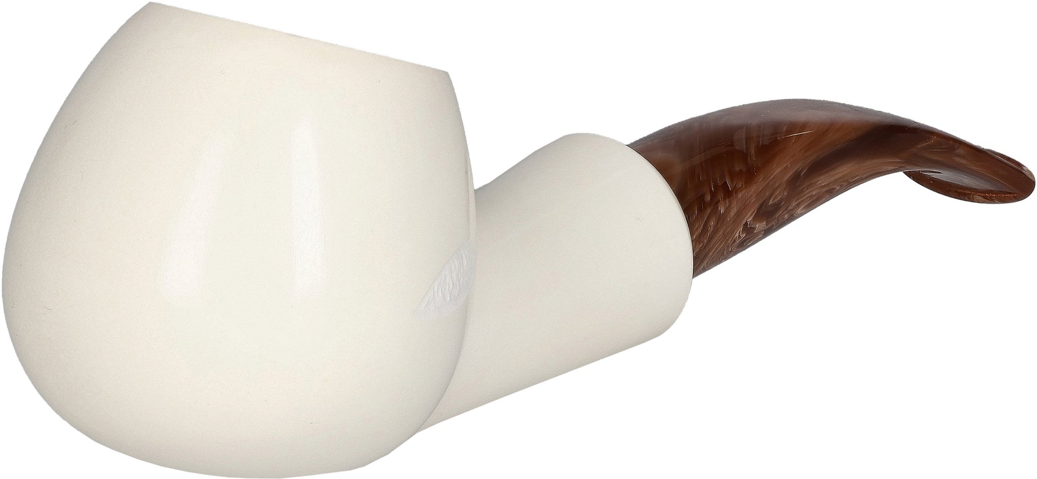 White Pipes Meerschaum Apple Groß_03