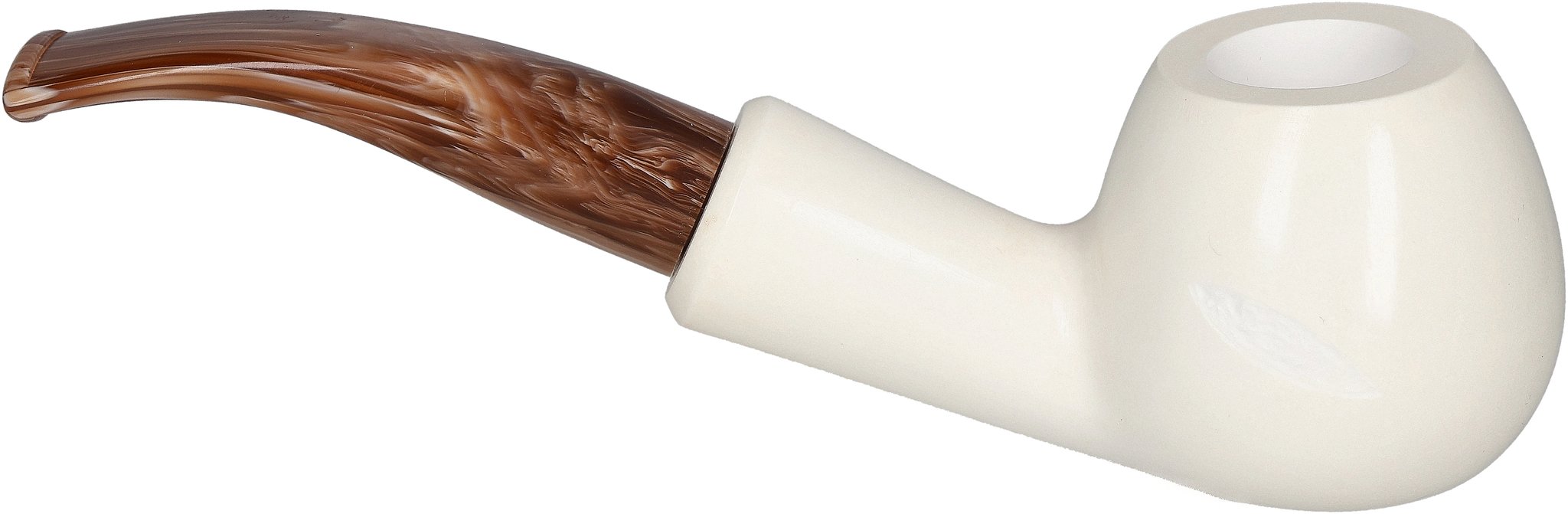 White Pipes Meerschaum Apple Groß_05