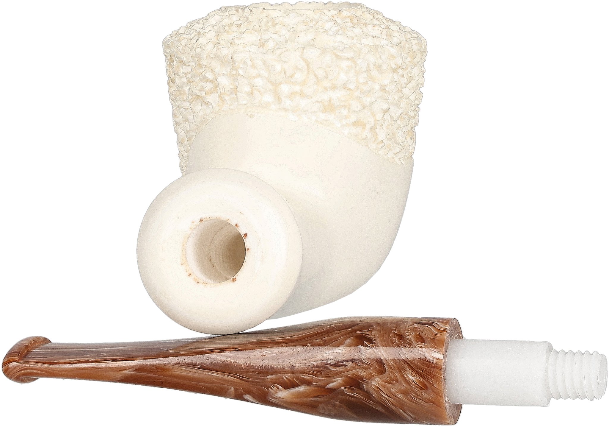 White Pipes Meerschaum Dublin Groß_06