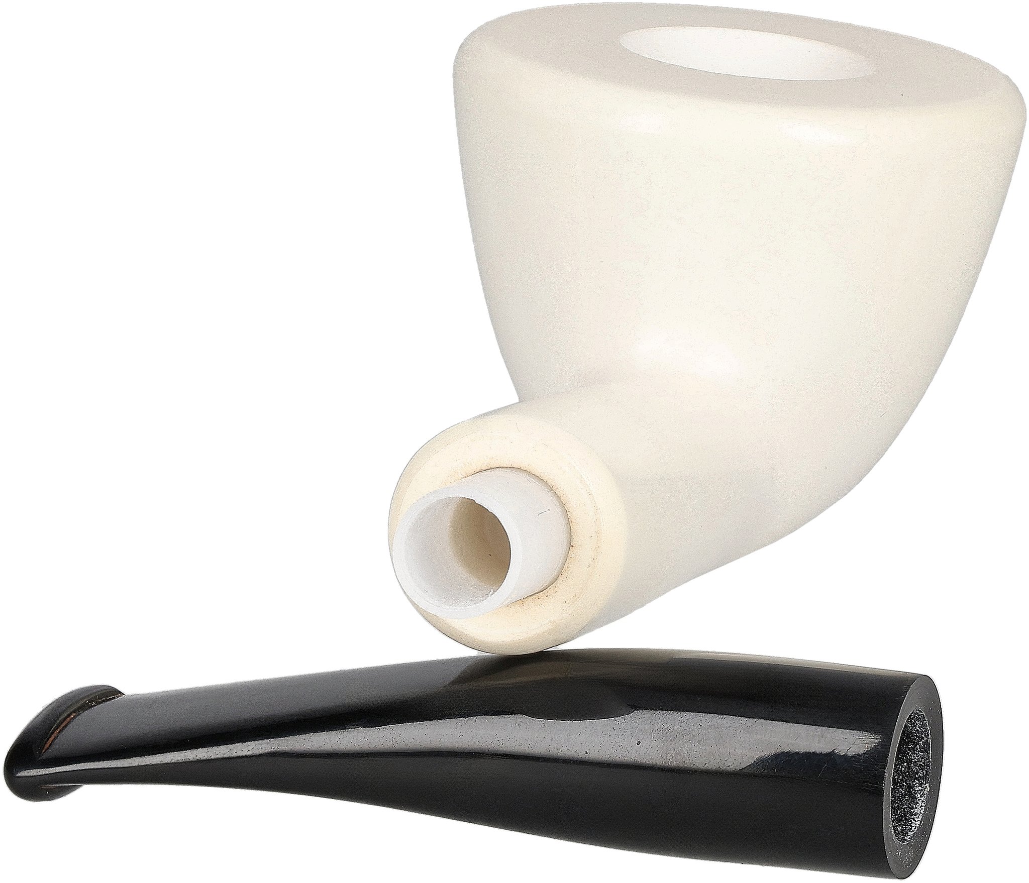 White Pipes Meerschaum Dublin Groß_06