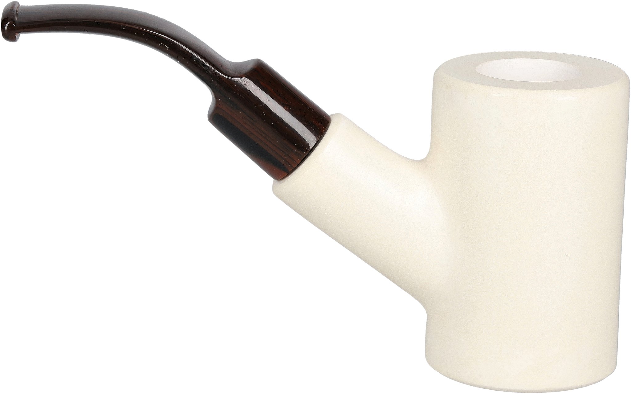 White Pipes Meerschaum Poker Groß_05