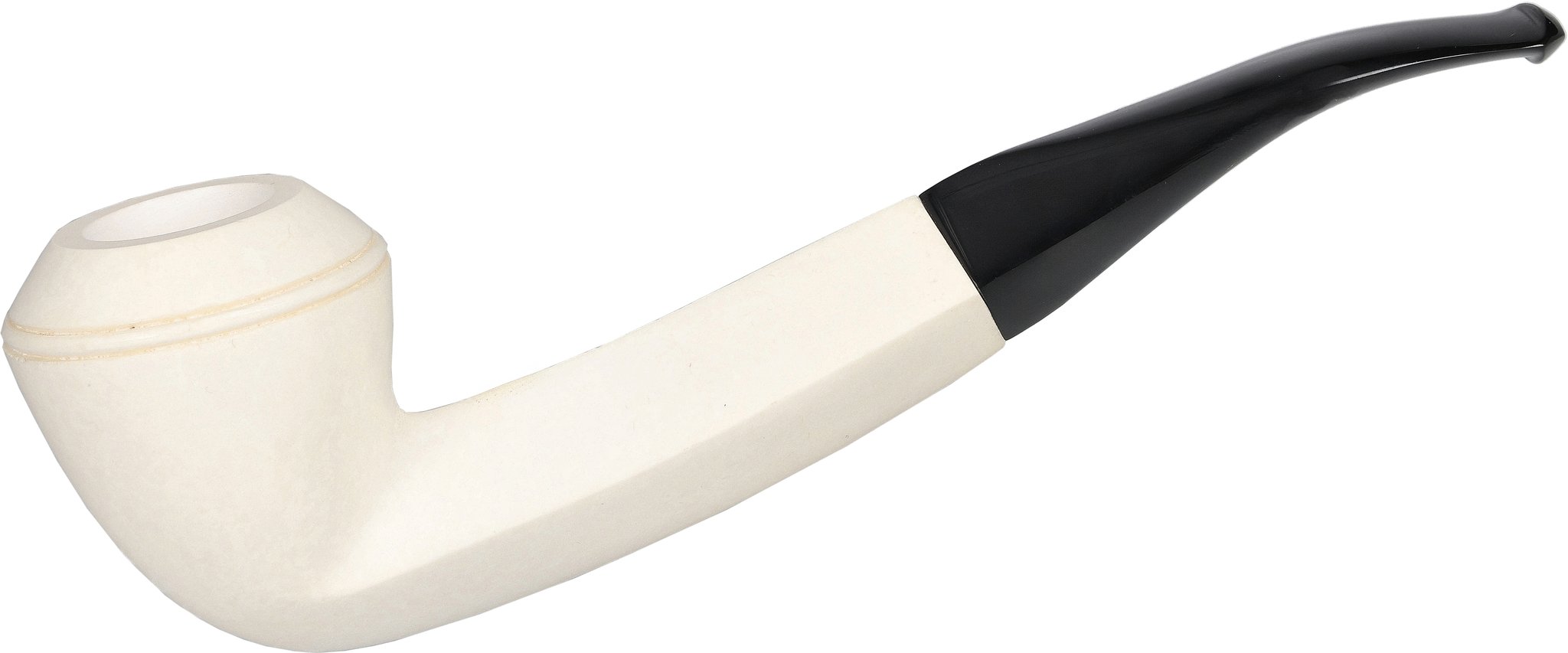 White Pipes Meerschaum Bulldog Groß_01