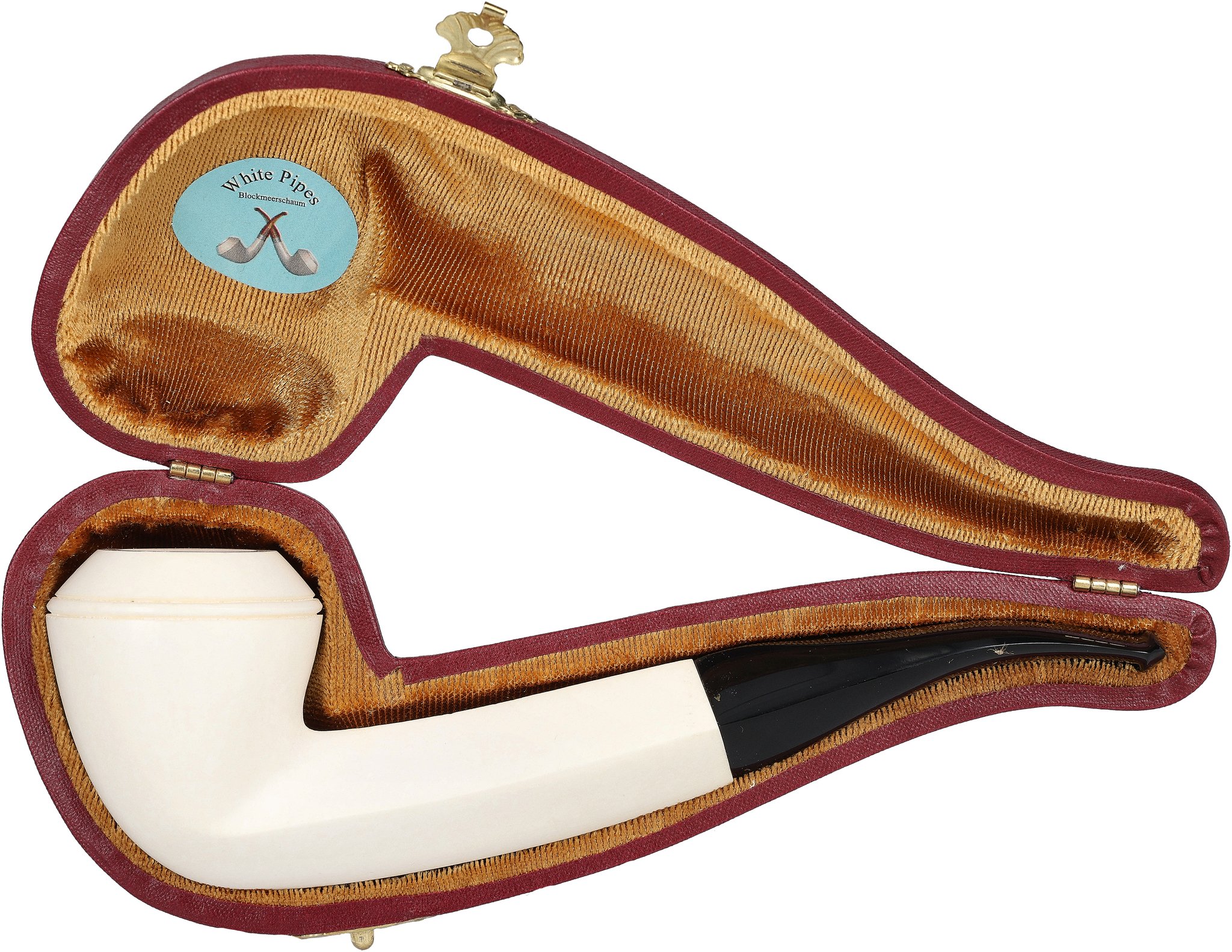 White Pipes Meerschaum Bulldog Groß_07