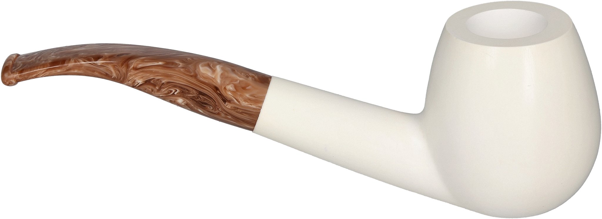 White Pipes Meerschaum Apple XL_05