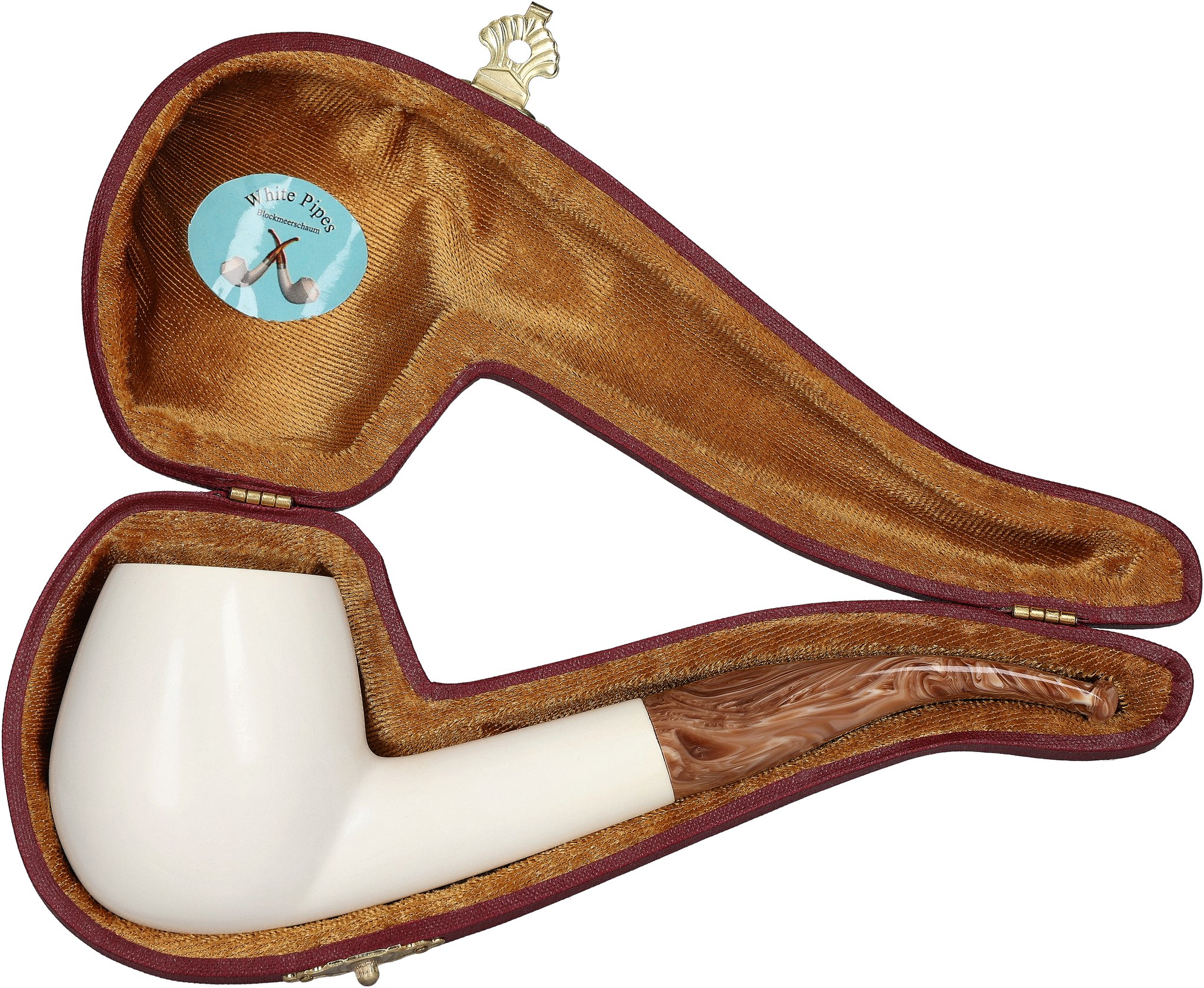 White Pipes Meerschaum Apple XL_07