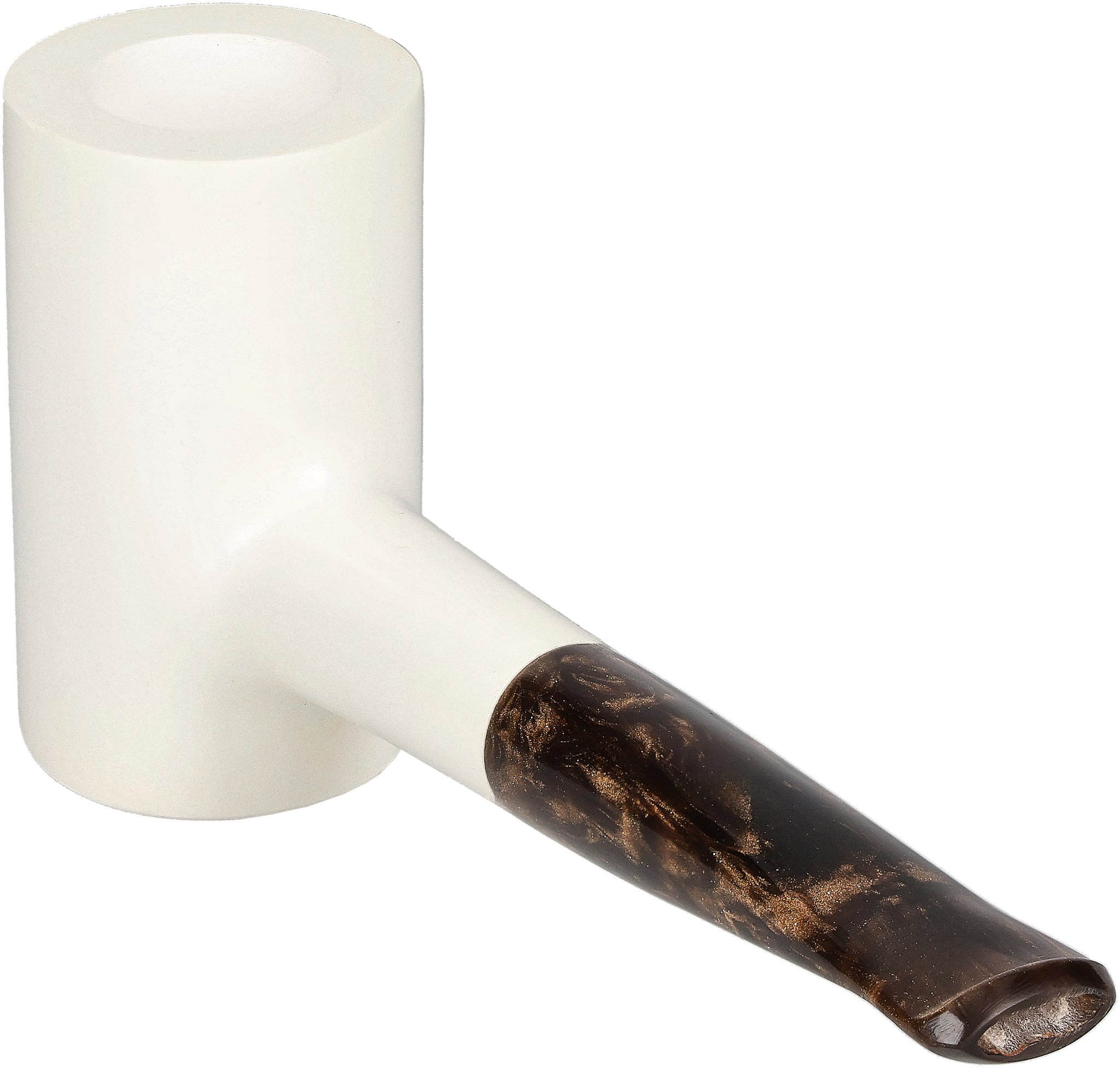 White Pipes Meerschaum Poker XL_02