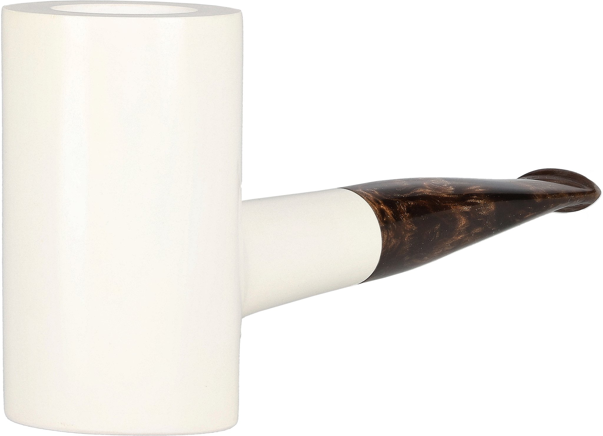 White Pipes Meerschaum Poker XL_03