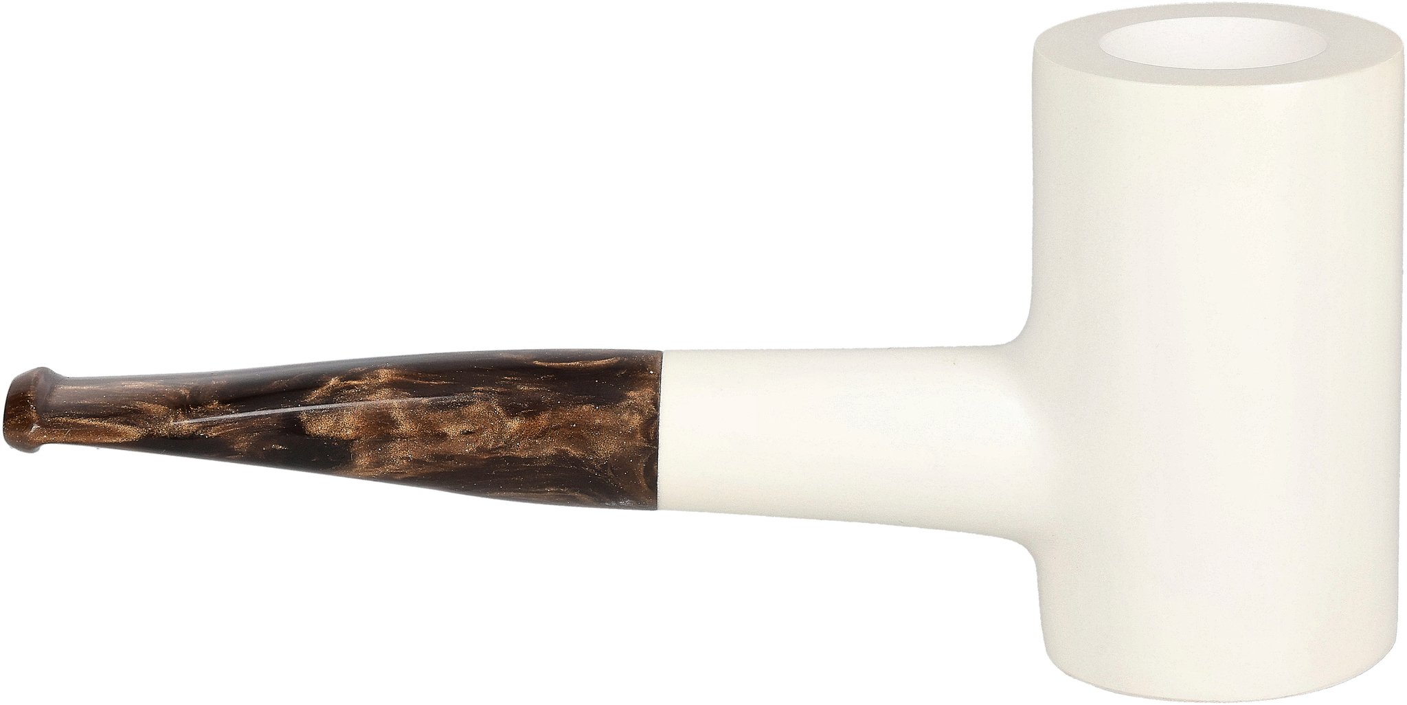 White Pipes Meerschaum Poker XL_05