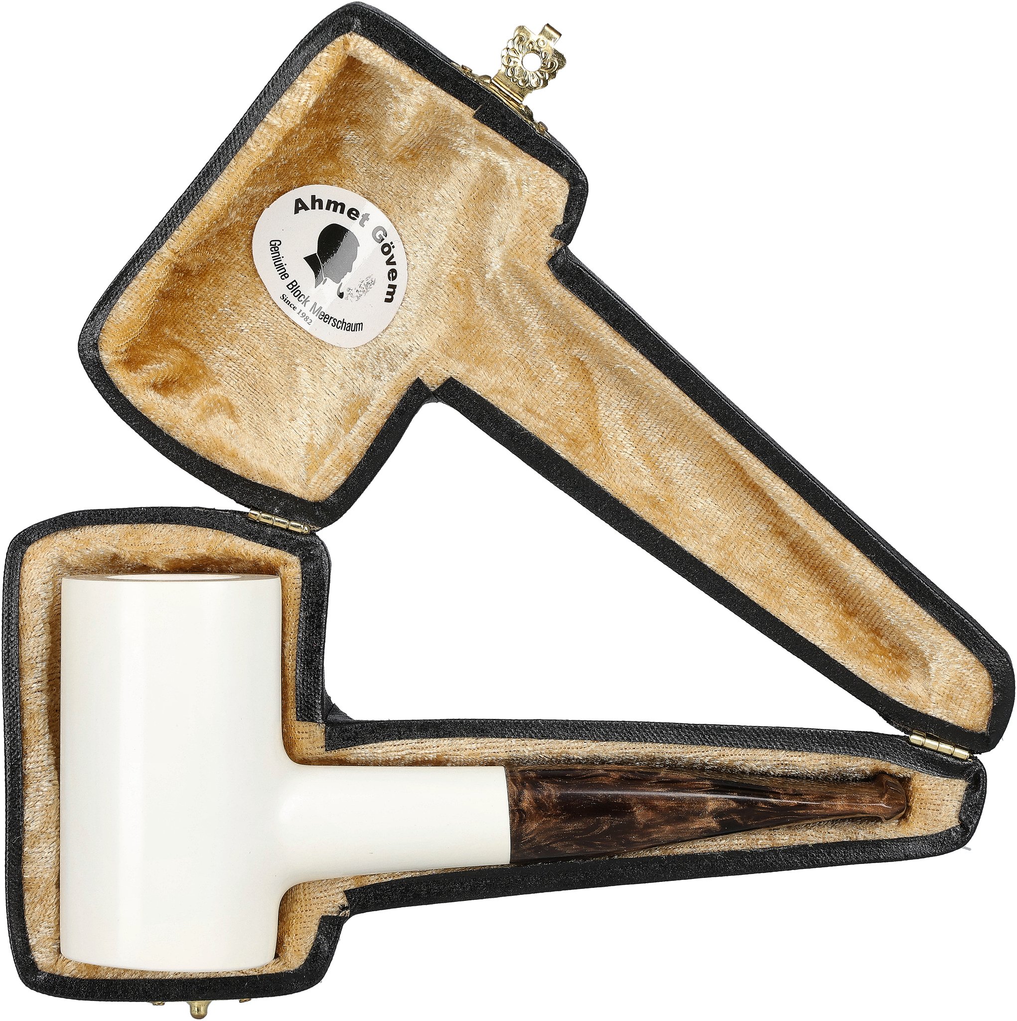 White Pipes Meerschaum Poker XL_07