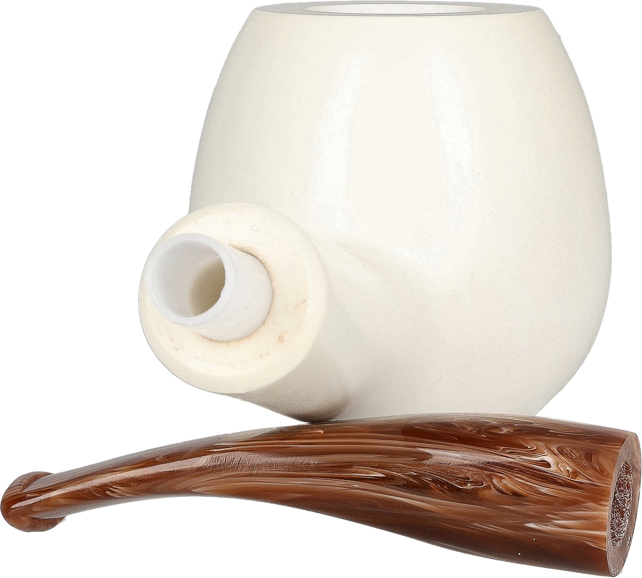 White Pipes Meerschaum Apple XL_06