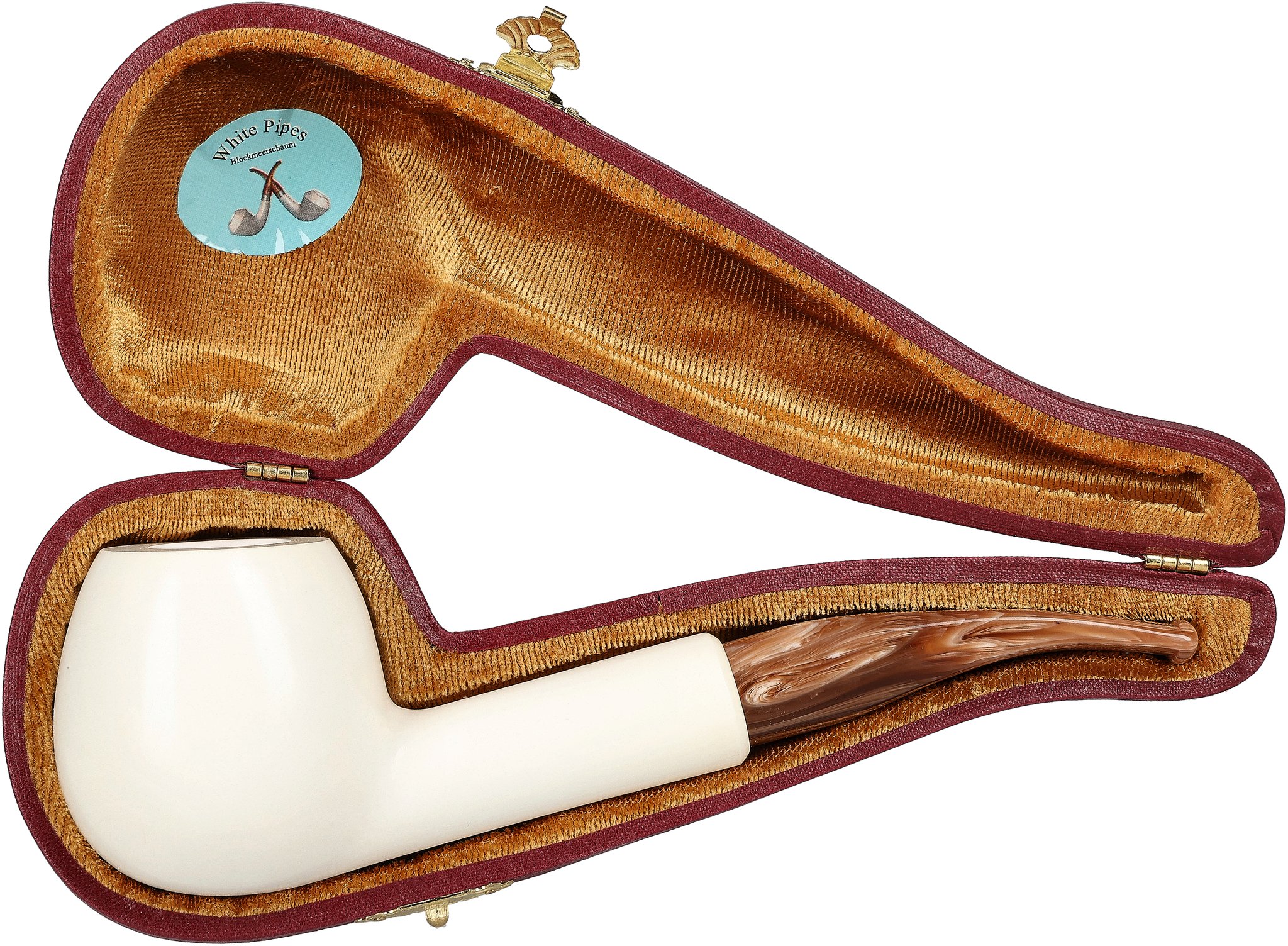 White Pipes Meerschaum Apple XL_07