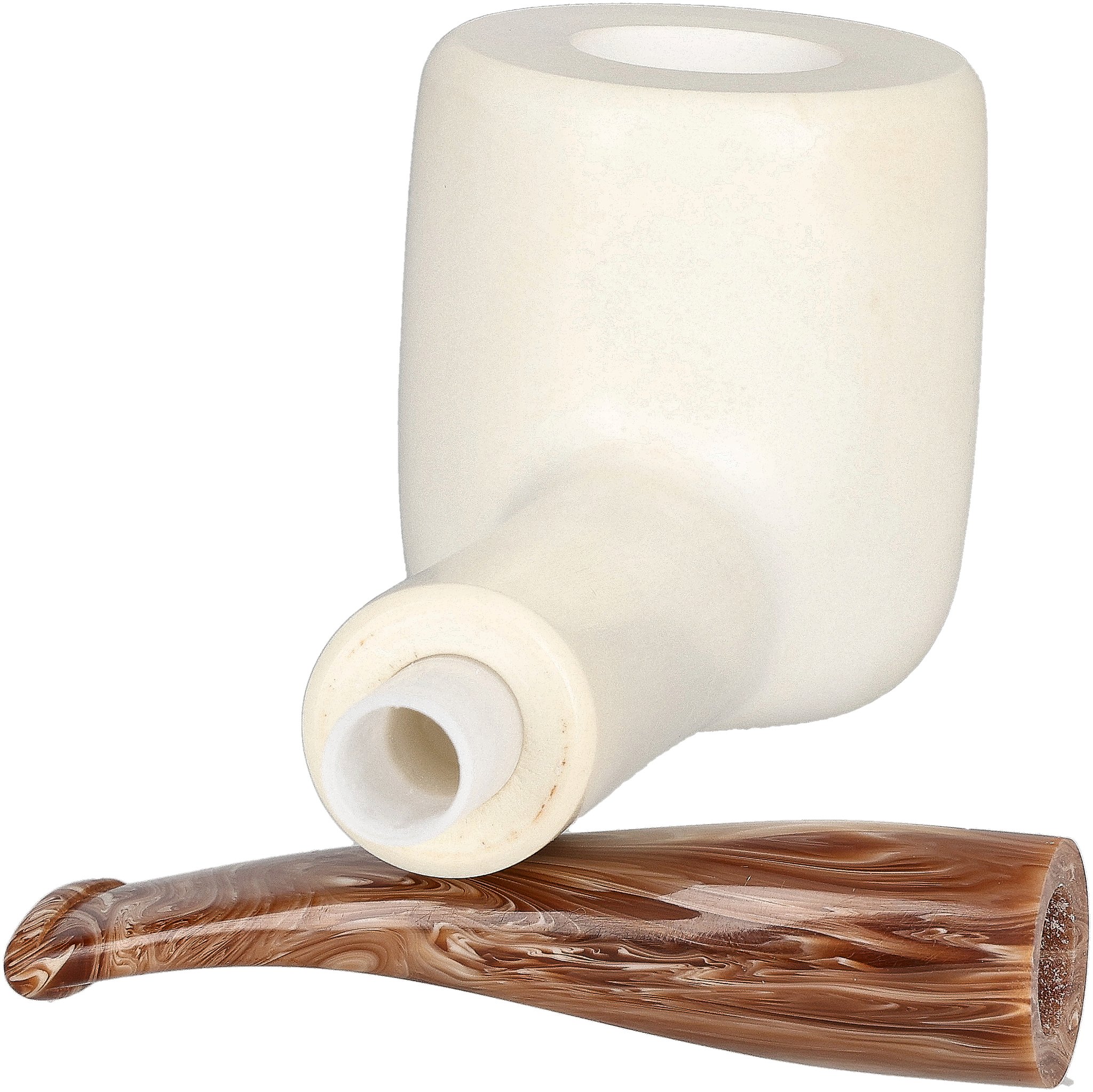 White Pipes Meerschaum Pot XL_06