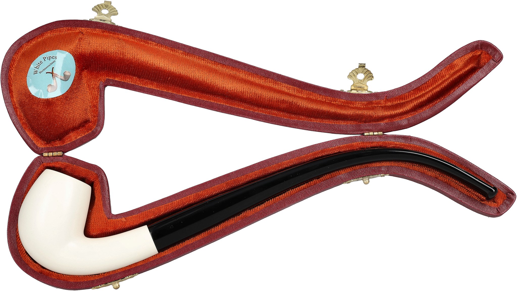 White Pipes Meerschaum Churchwarden Bent_07