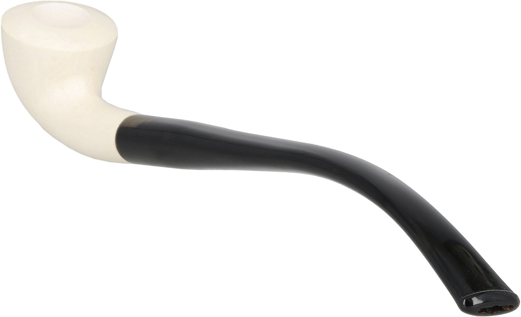White Pipes Meerschaum Churchwarden Bent Dublin_02