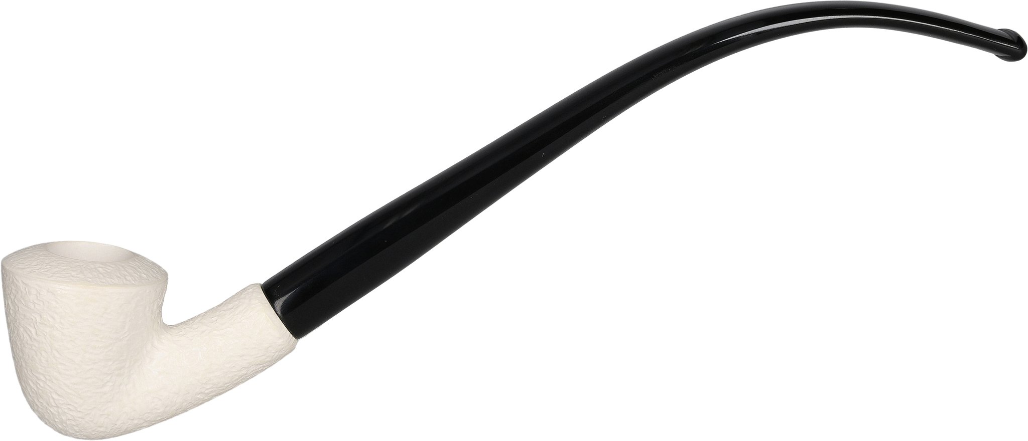 White Pipes Meerschaum Churchwarden Bent Calabash_01