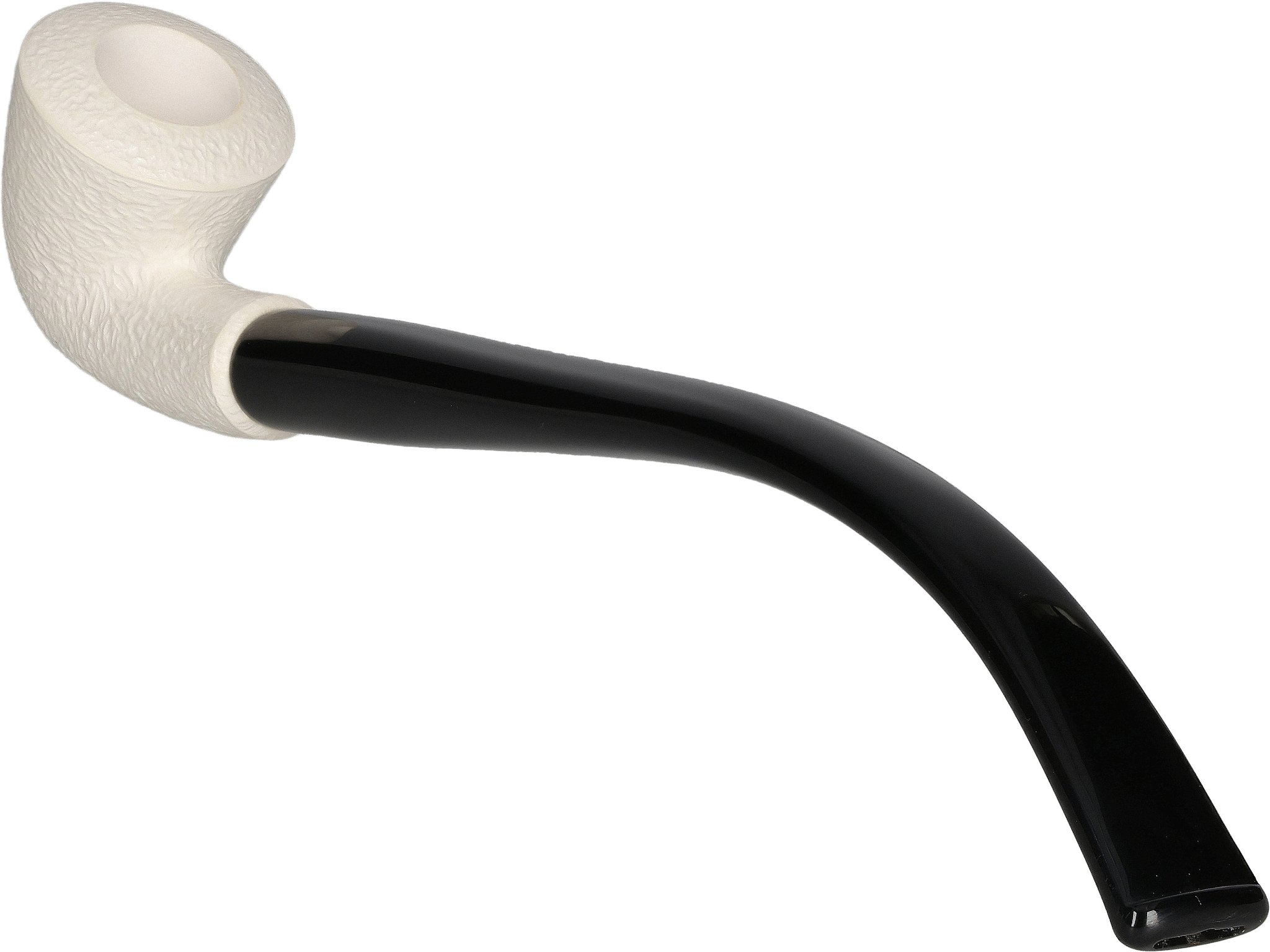 White Pipes Meerschaum Churchwarden Bent Calabash_02