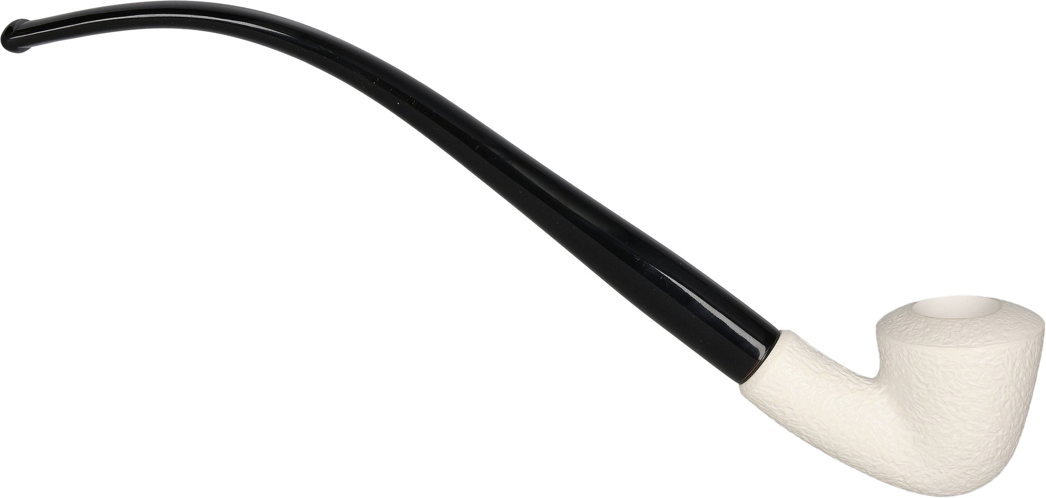 White Pipes Meerschaum Churchwarden Bent Calabash_05