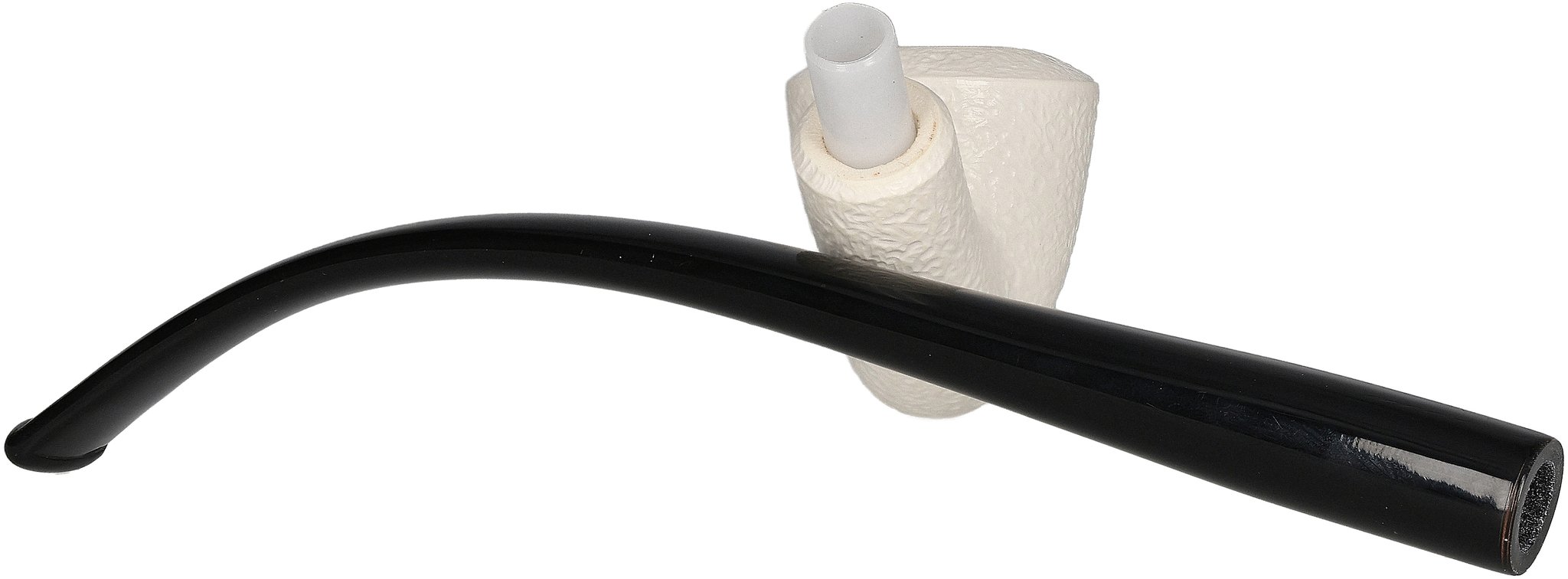 White Pipes Meerschaum Churchwarden Bent Calabash_06