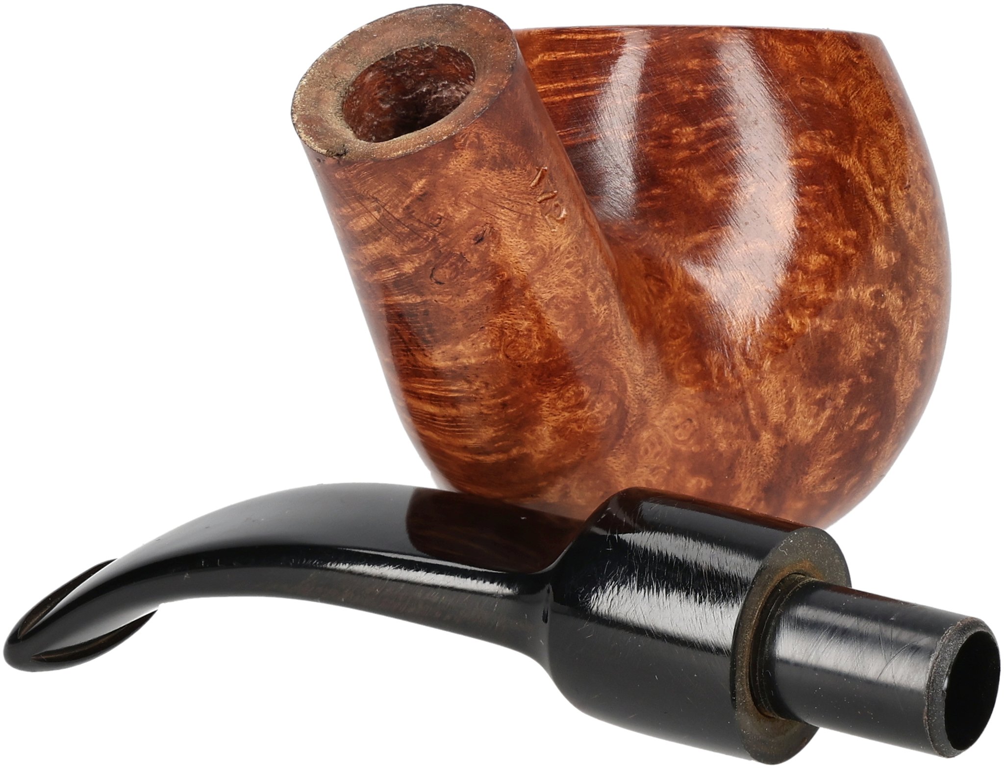 Bent Apple mit Meerschaumeinsatz 04
