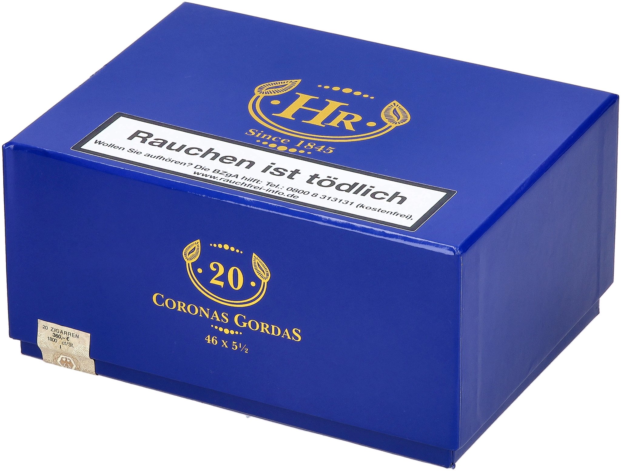 HR Blue Corona Gorda Kiste