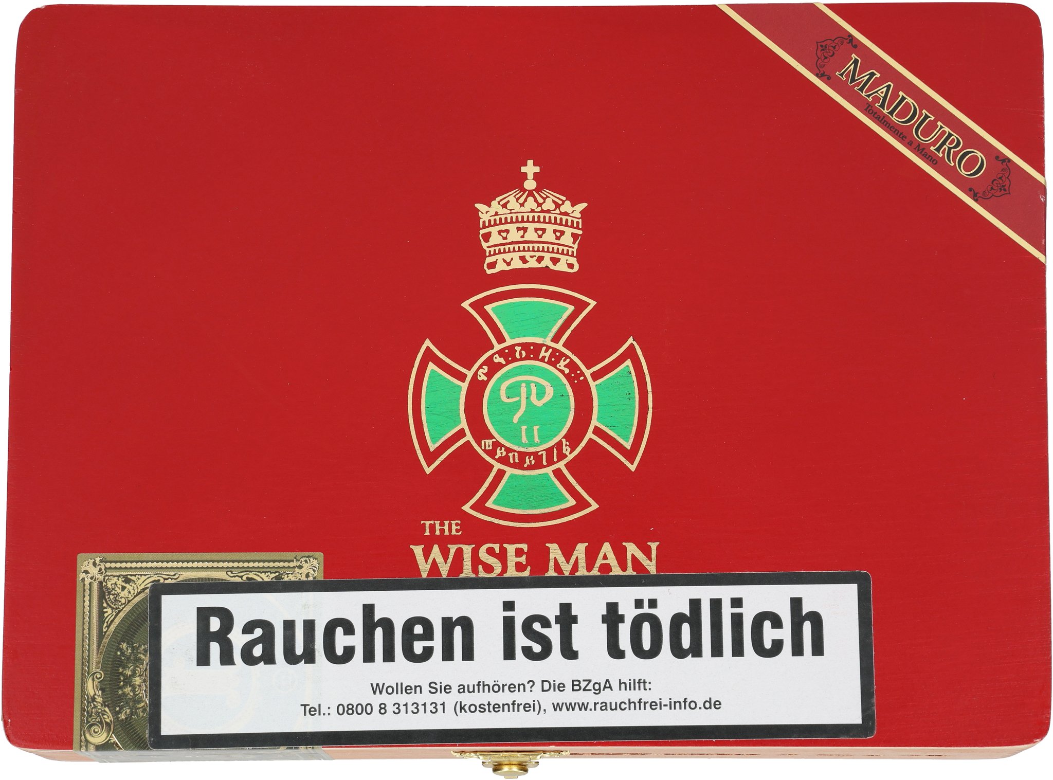 Wise Man Maduro Robusto box front