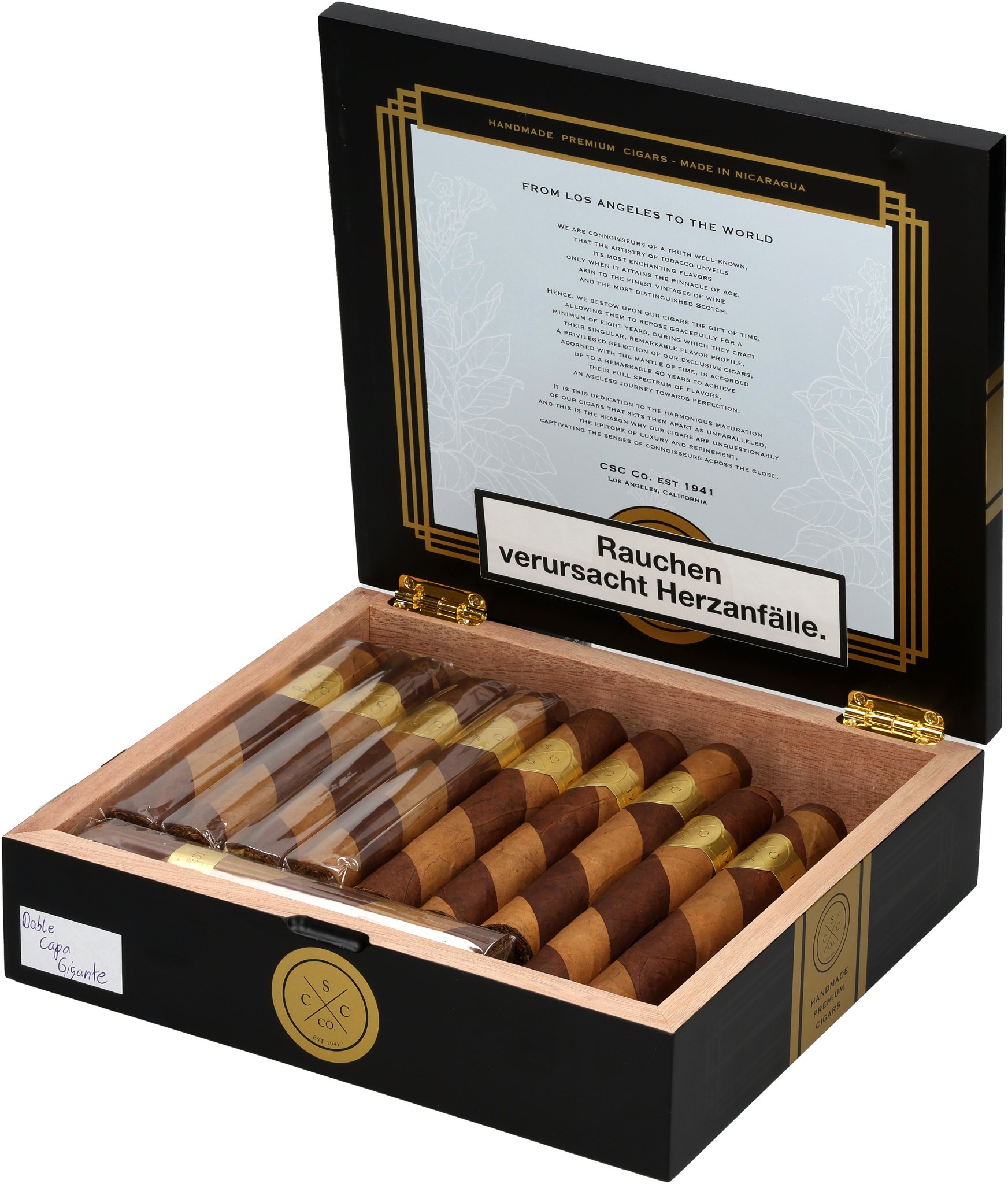 Doble Capa Gigante box open