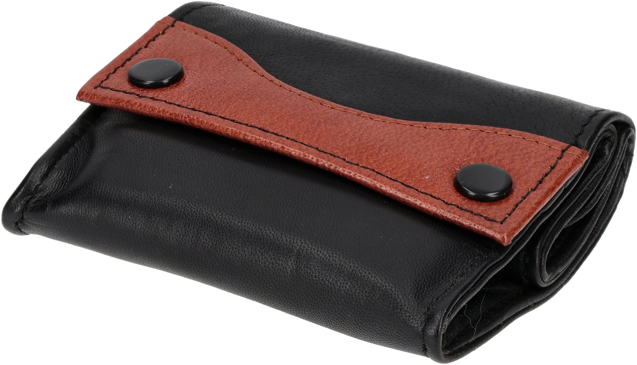 Bodenbeutel Schwarz/Braun Klein 02