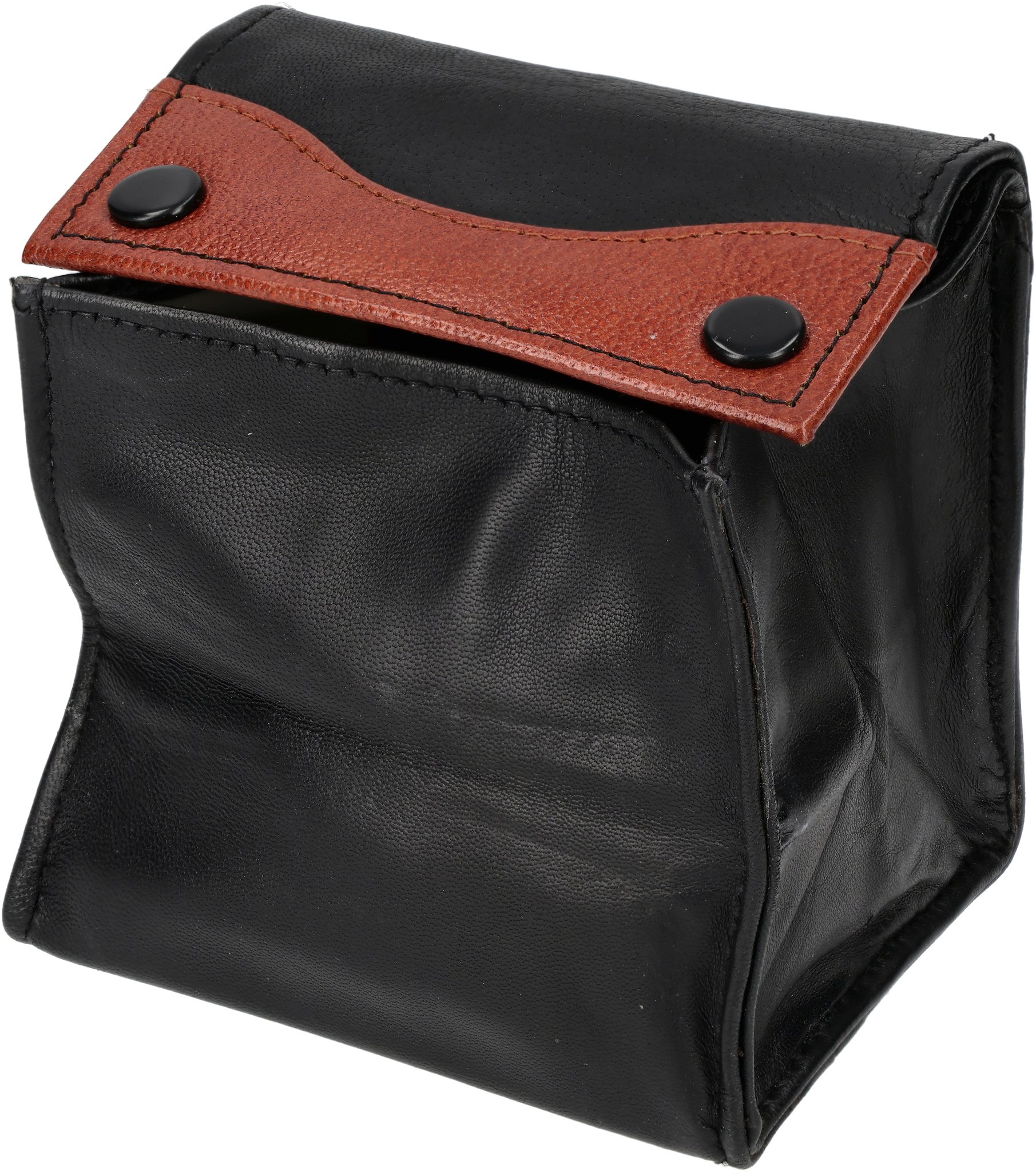 Bodenbeutel Schwarz/Braun Klein 04