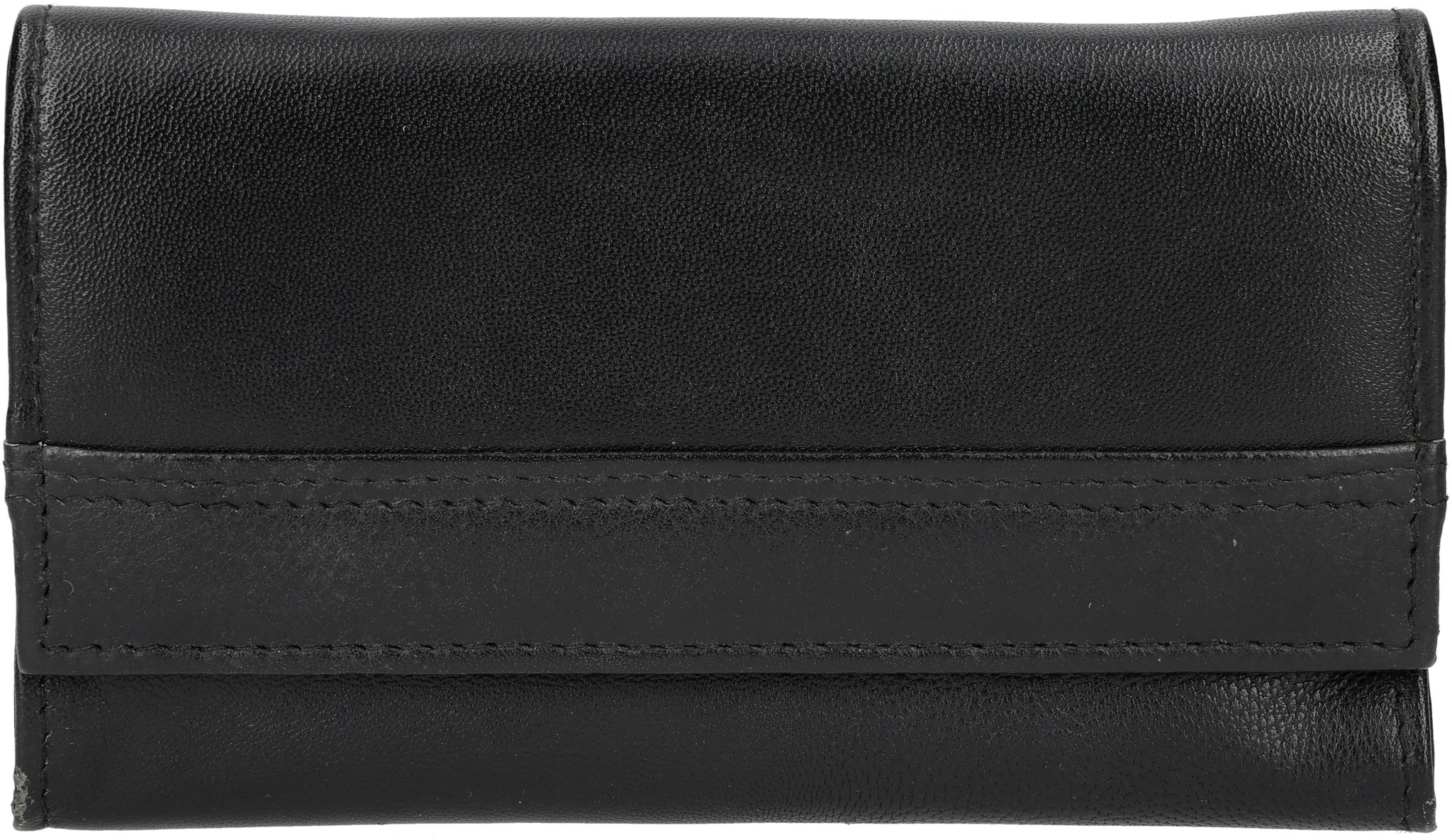 Bodenbeutel Groß Leder Schwarz 01