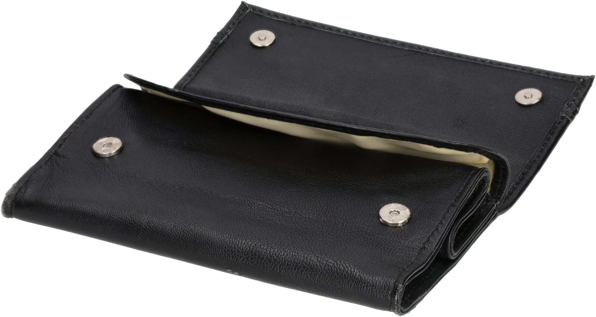 Bodenbeutel Groß Leder Schwarz 03