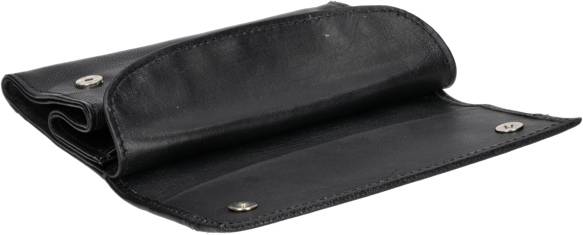 Bodenbeutel Groß Leder Schwarz 04
