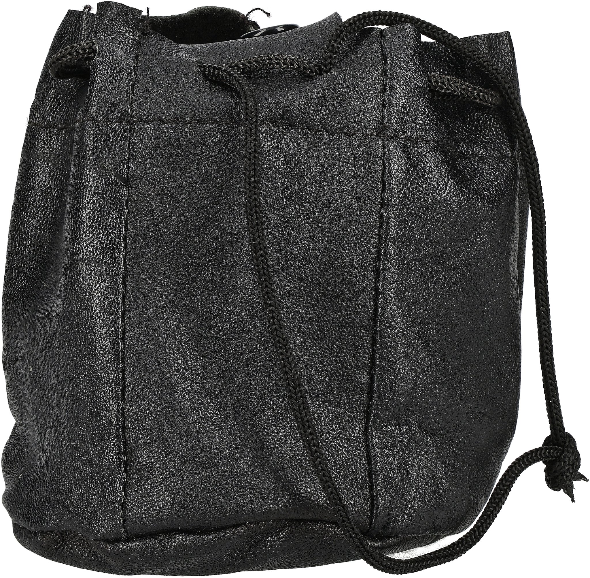 Classic Tabakbeutel Zugbeutel Schwarz Klein_01