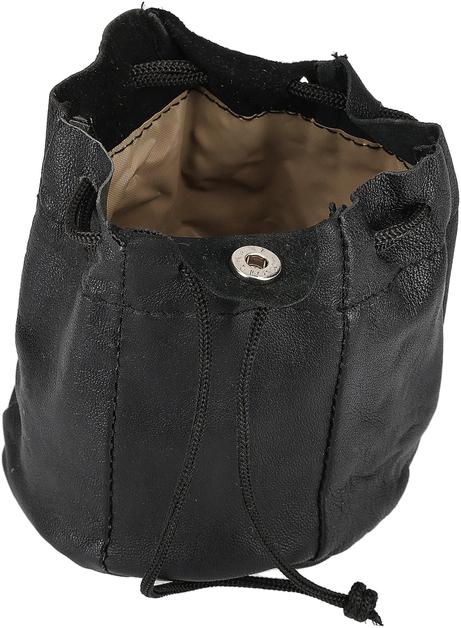 Classic Tabakbeutel Zugbeutel Schwarz Klein_03