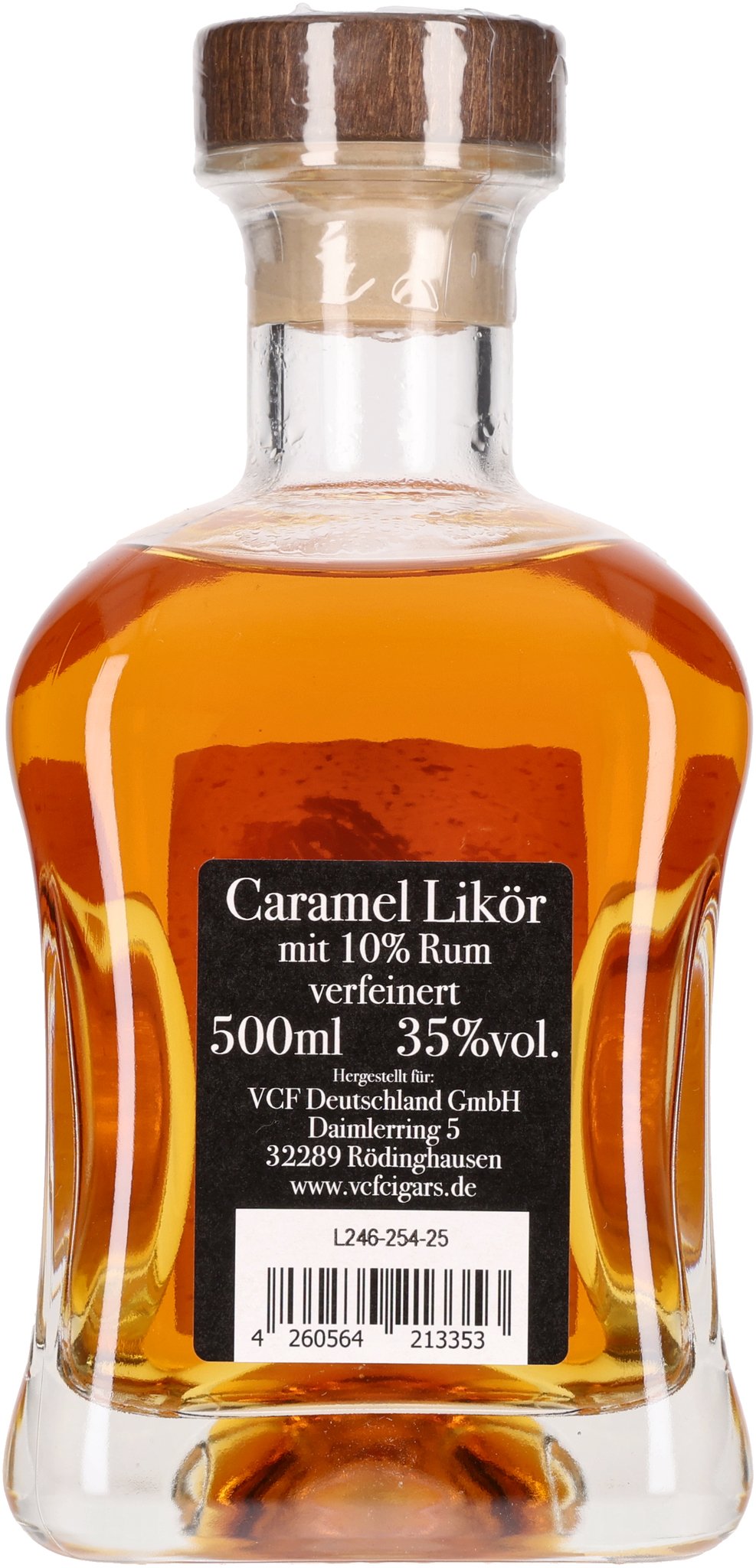 CigarRon Caramel bottle back