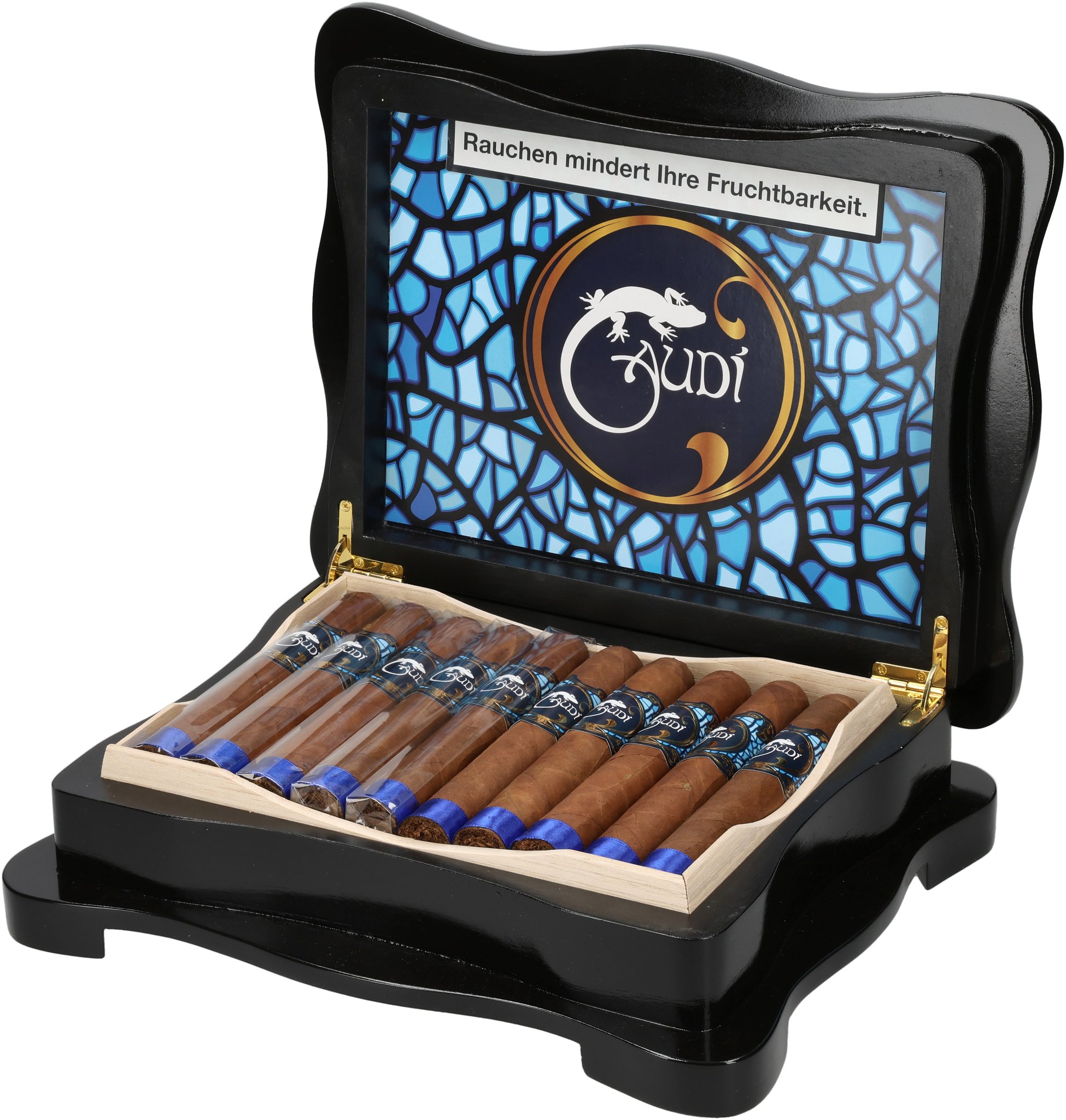 Gaudi Blau box open